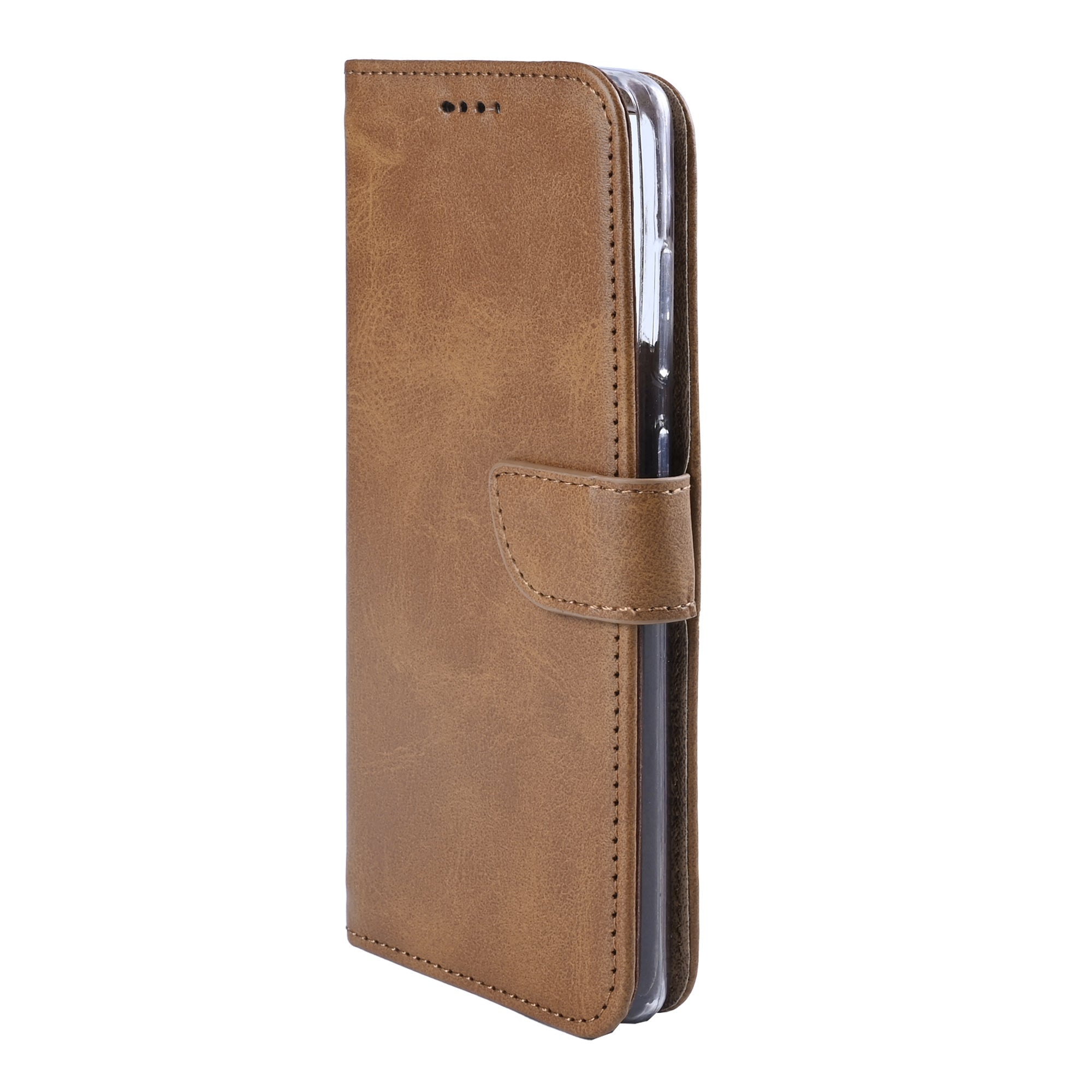 Rixus Buchhülle für Samsung Galaxy S24, S25 Light Brown – Bild 4