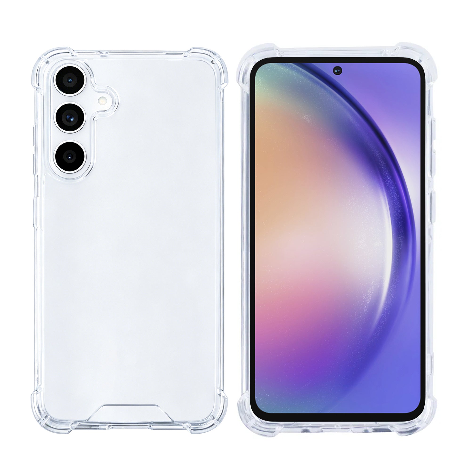 Rixus Anti-Burst Hülle für Samsung Galaxy A54 Transparent – Bild 3