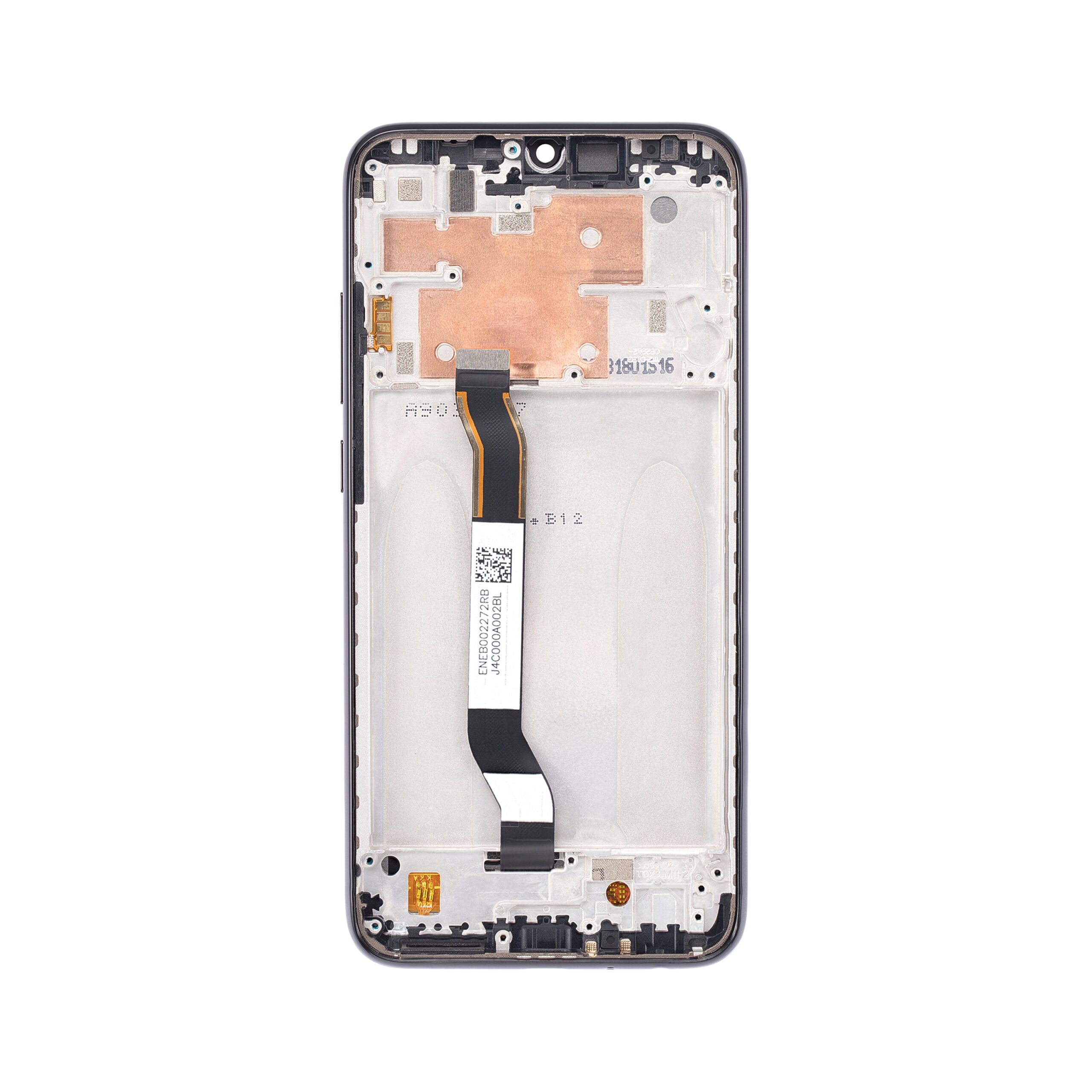 OEM Display für Xiaomi Redmi Note 8, Note 8 (2021) mit Rahmen Schwarz – Bild 3