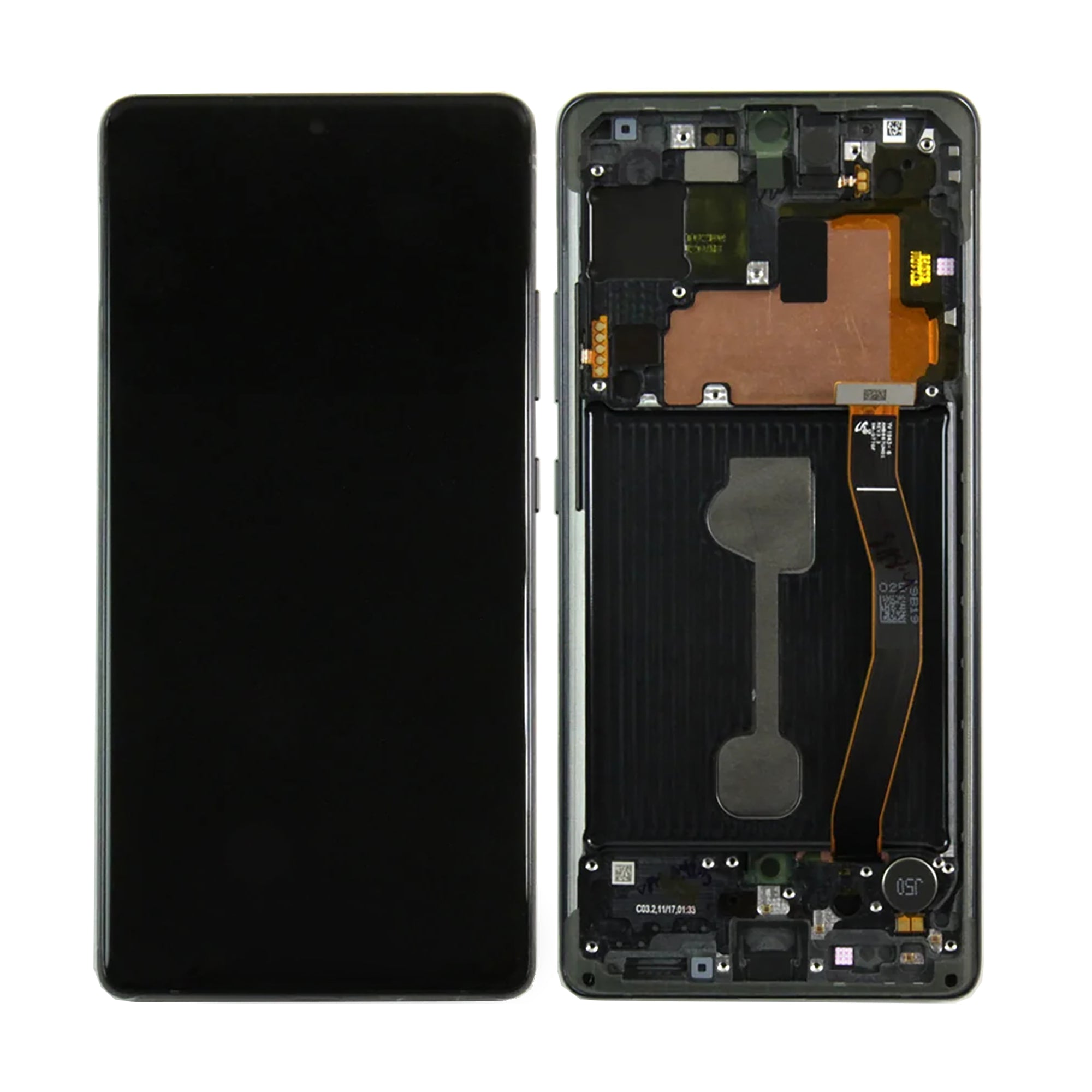 Samsung Galaxy S10 Lite G770F Original Service Pack Display Rahmen Prism Black – Bild 5