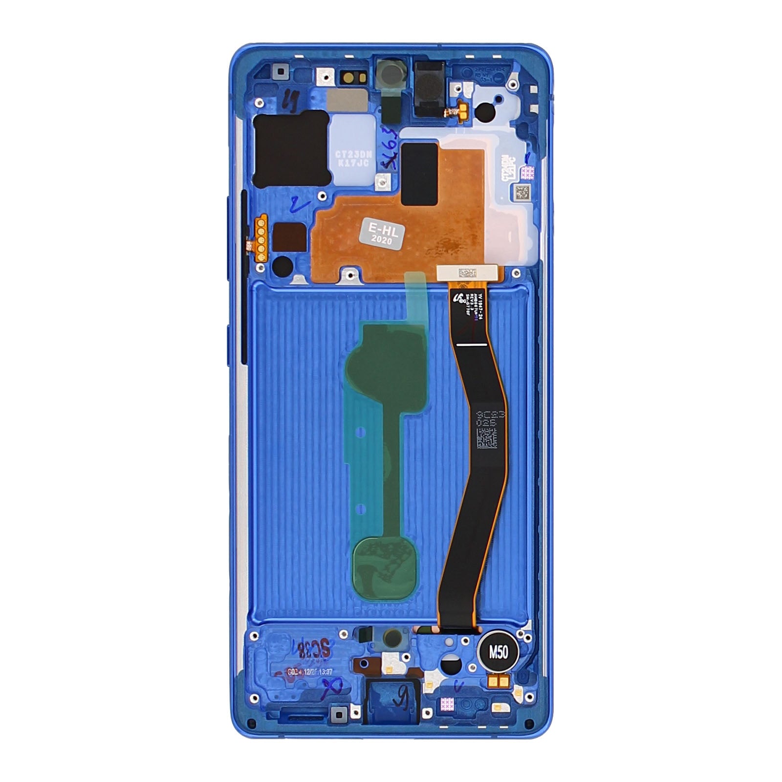 Samsung Galaxy S10 Lite G770F Original Service Pack Display Rahmen Prism Blue – Bild 3