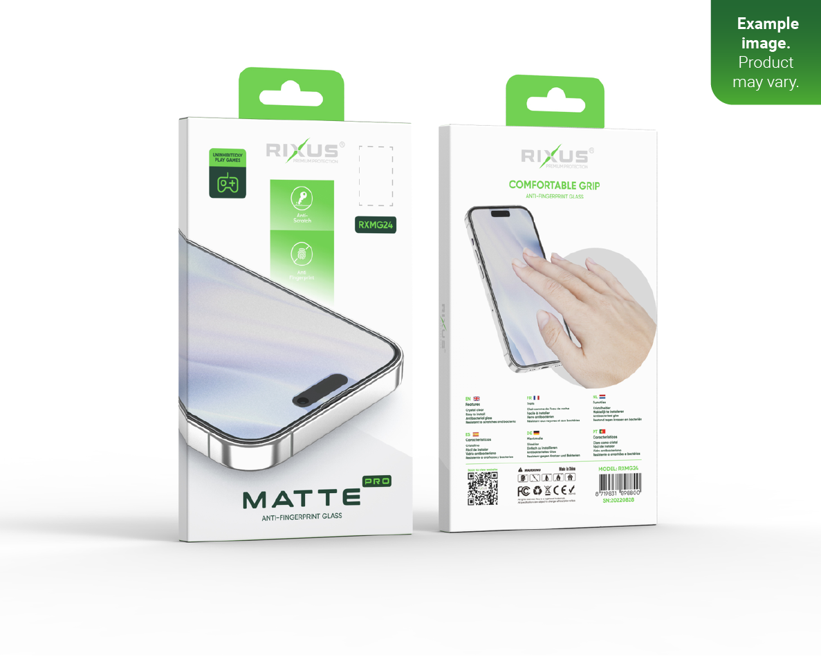 Rixus Matte Panzerglas für Apple iPhone 11 Pro Max, XS Max
