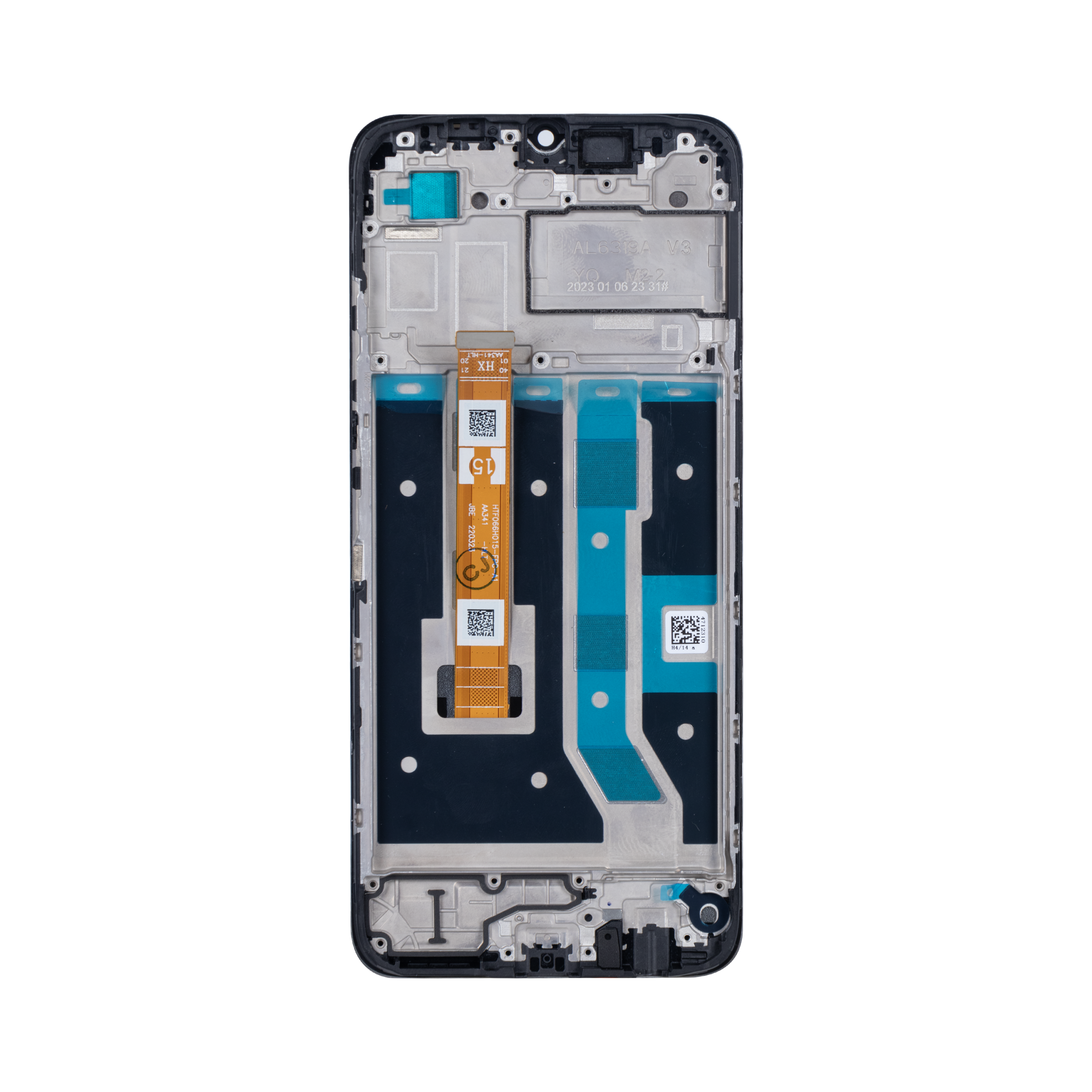 OEM Display für Oppo A17 mit Rahmen Schwarz – Bild 3