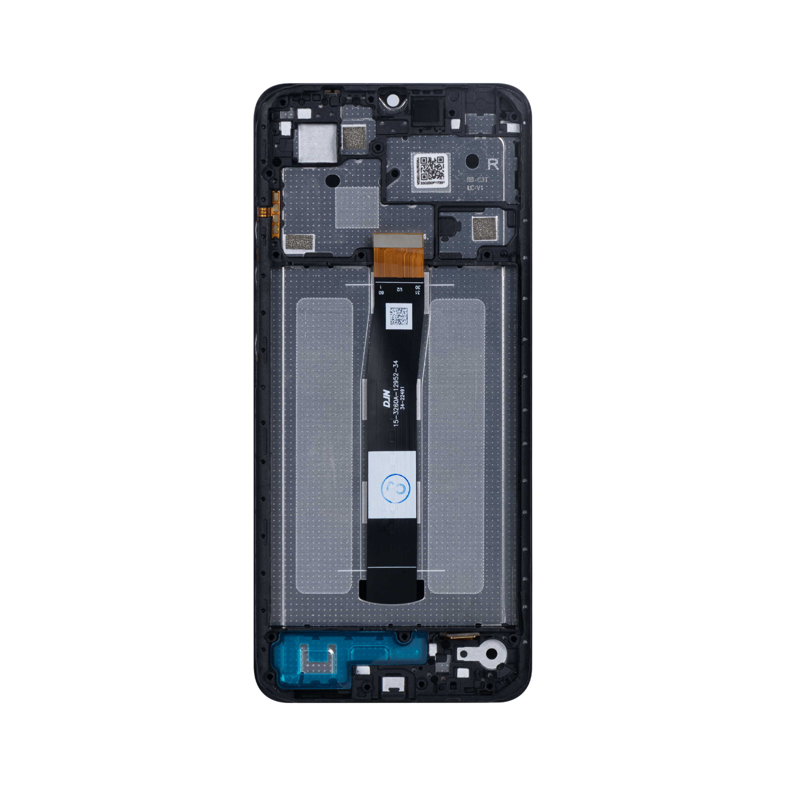 OEM Display für Xiaomi Redmi 12C mit Rahmen Schwarz – Bild 3