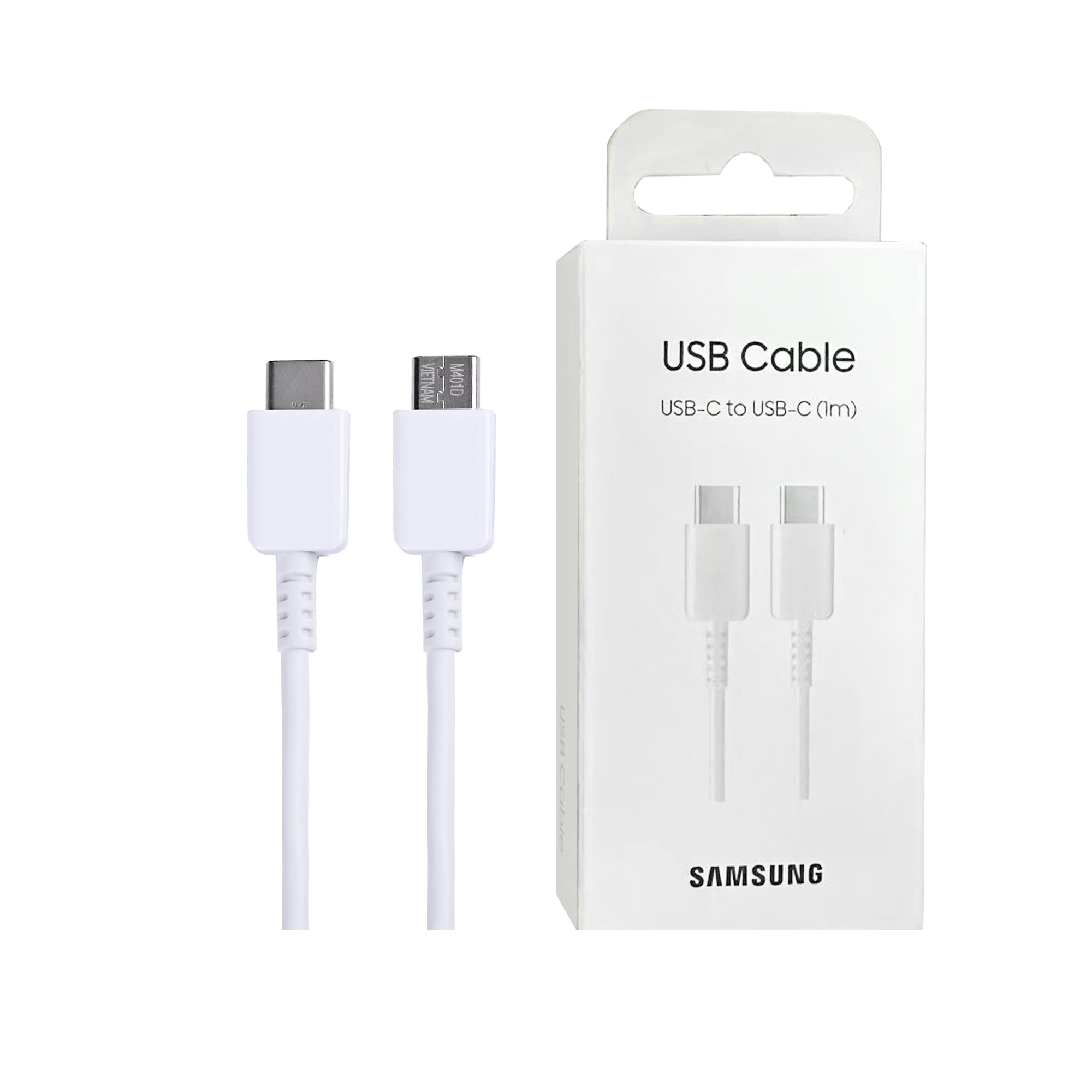 Samsung EP-DA705BWE USB-C to USB-C Kabel 100cm White Original Verkaufsverpackung – Bild 5