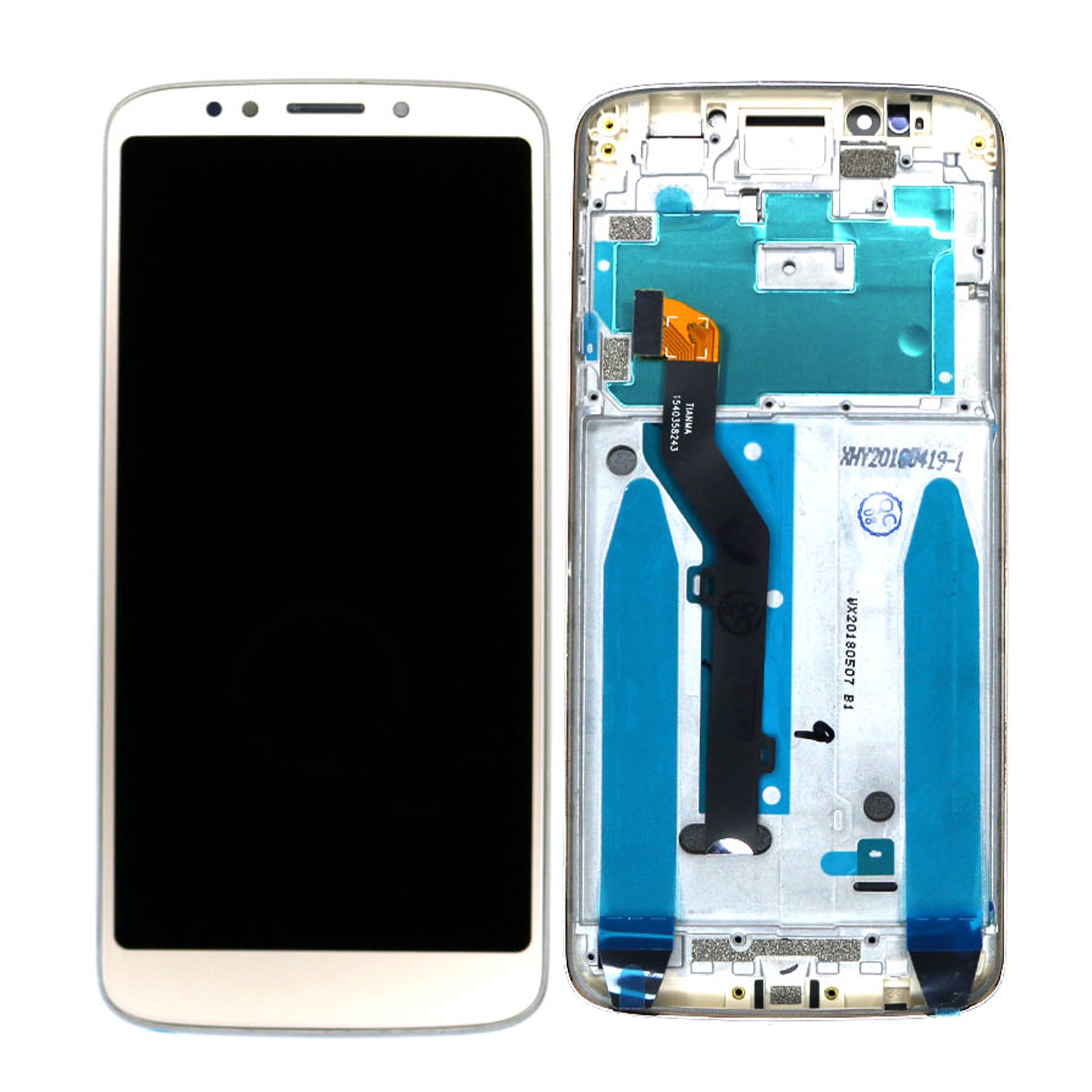 OEM Display für Motorola Moto G6 Play mit Rahmen Gold – Bild 4