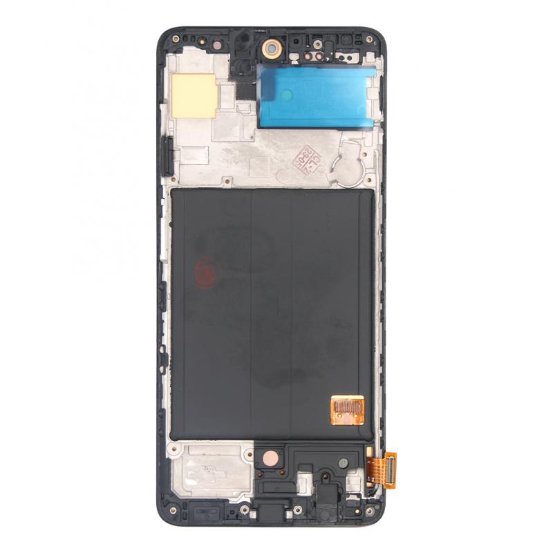 Samsung Galaxy A51 A515F Display und Touchscreen-Digitizer mit Rahmen Black Soft-OLED – Bild 2