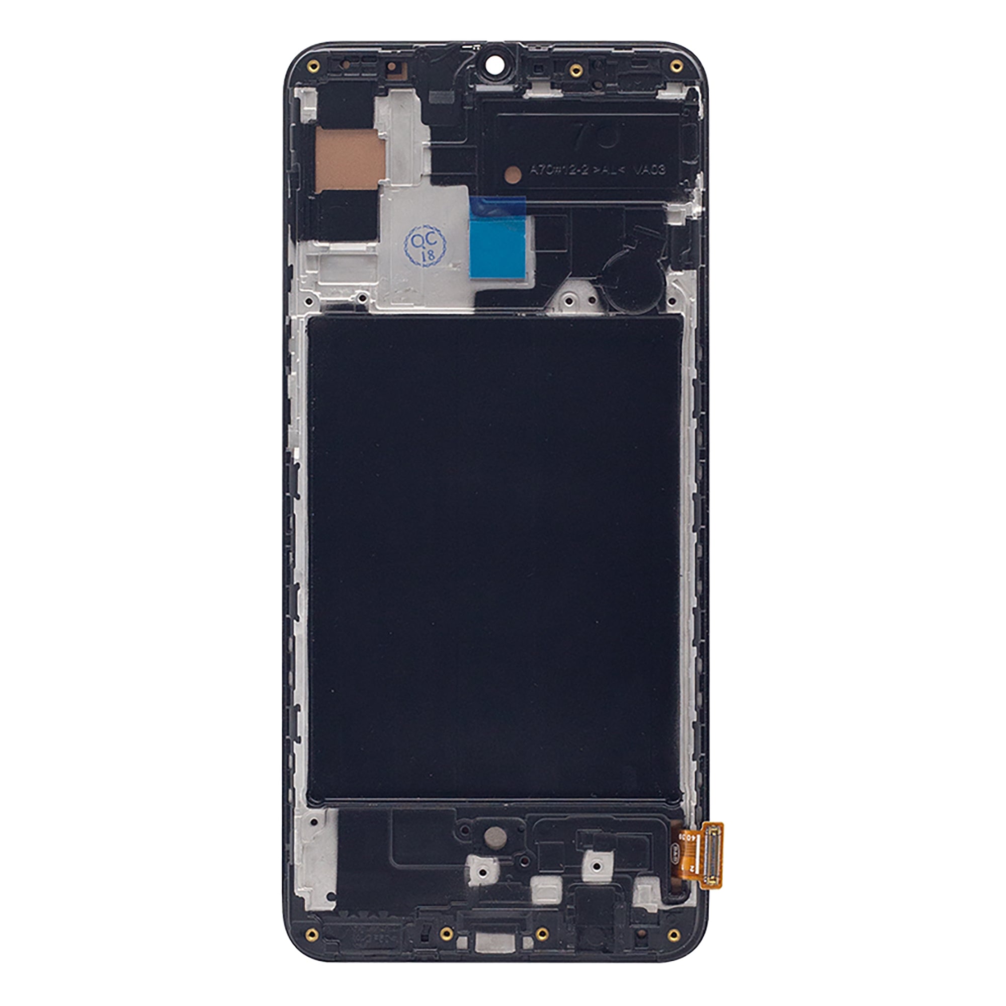 Samsung Galaxy A70 A705F Display und Touchscreen-Digitizer mit Rahmen Black Soft-OLED – Bild 2