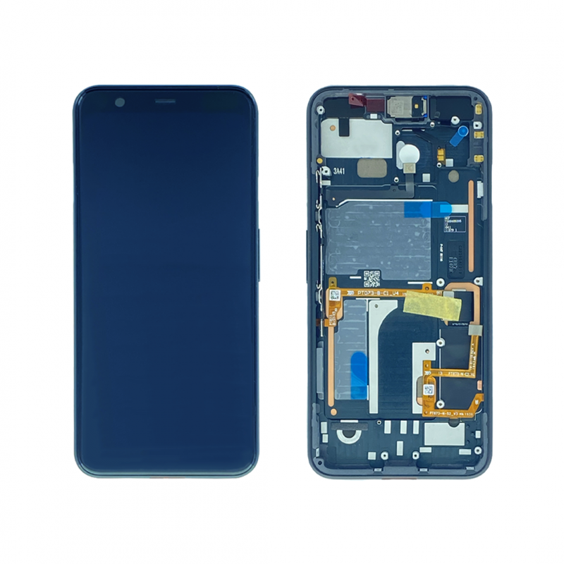 Soft-OLED Display für Google Pixel 4 mit Rahmen Schwarz – Bild 4