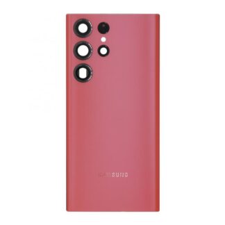 Samsung Galaxy S23 Ultra S918B Akkudeckel mit Linse Red Original