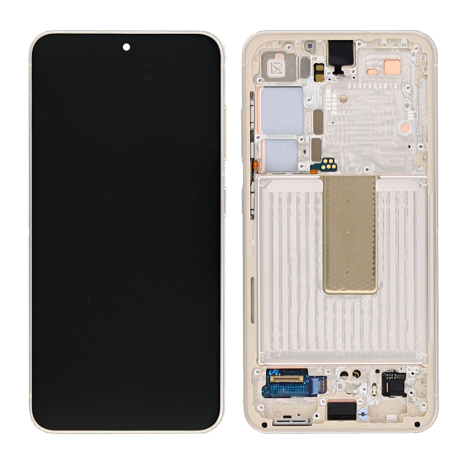 Samsung Original Service Pack Display Galaxy S23 S911B mit Rahmen Cream – Bild 5