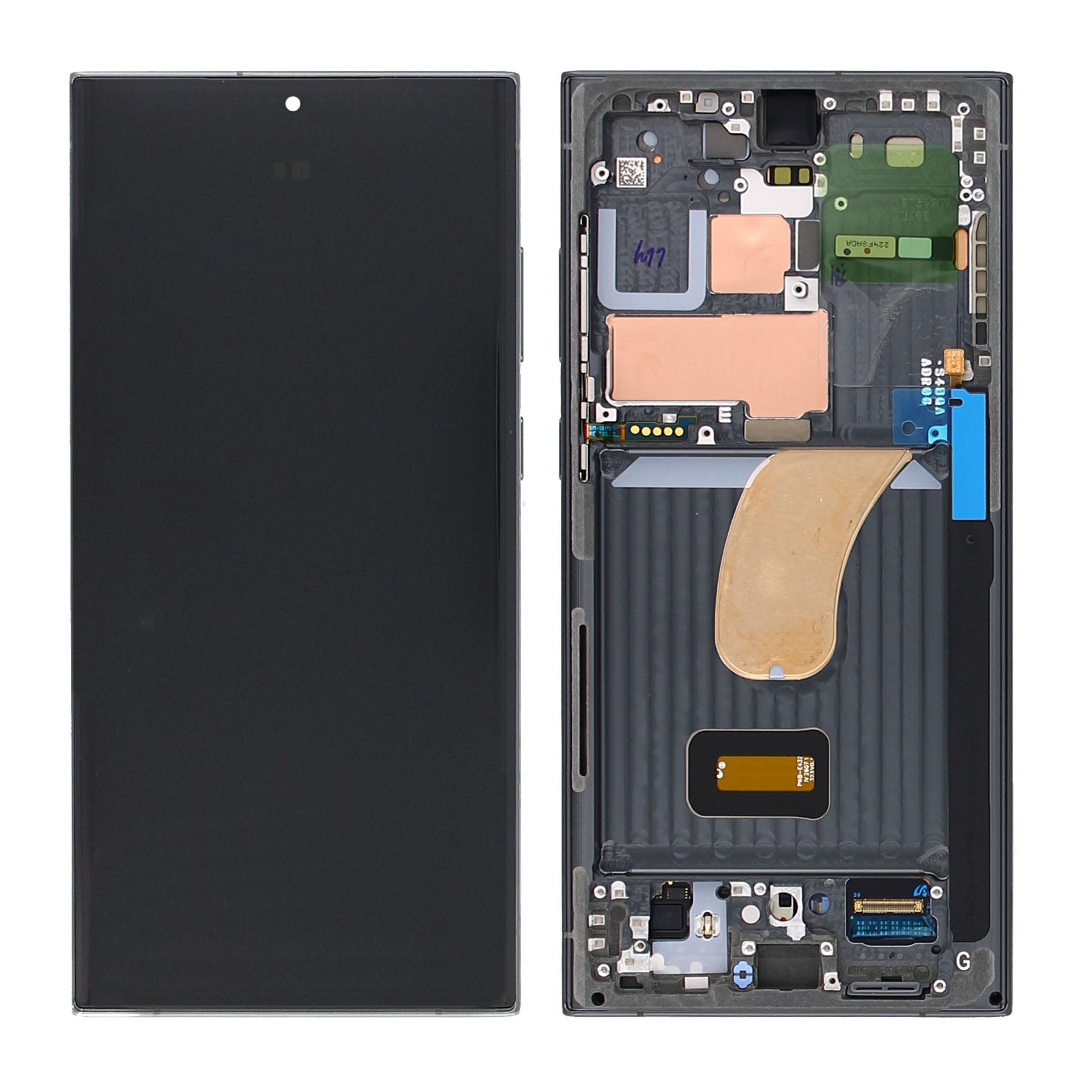 Samsung Original Service Pack Display Galaxy S23 Ultra S918B mit Rahmen Green – Bild 5