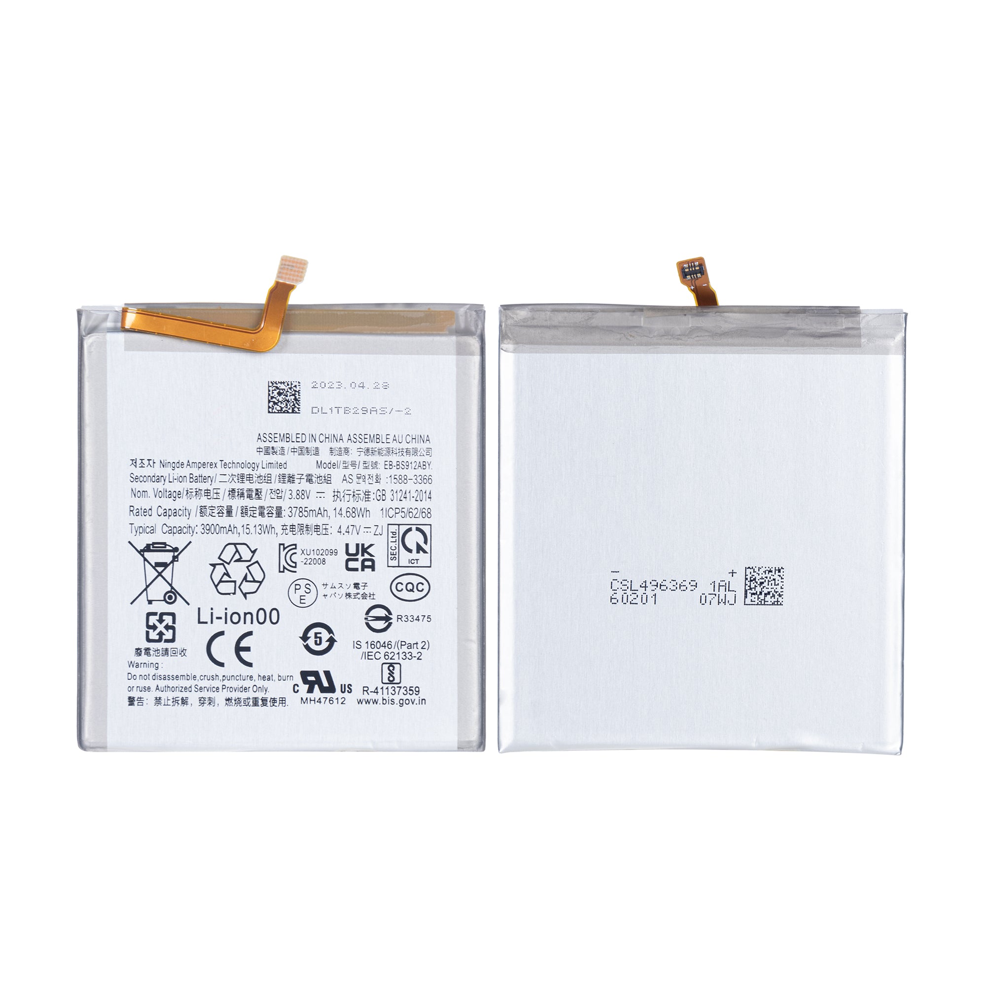 Samsung Galaxy S23 S911B Akku EB-BS912ABY Original – Bild 3