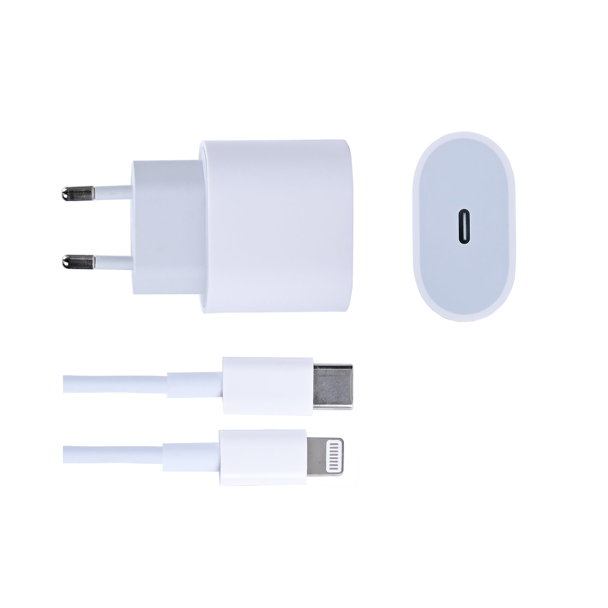 Für Apple USB-C Charger 20W mit Lightning Kabel 100cm White Verkaufsverpackung – Bild 3