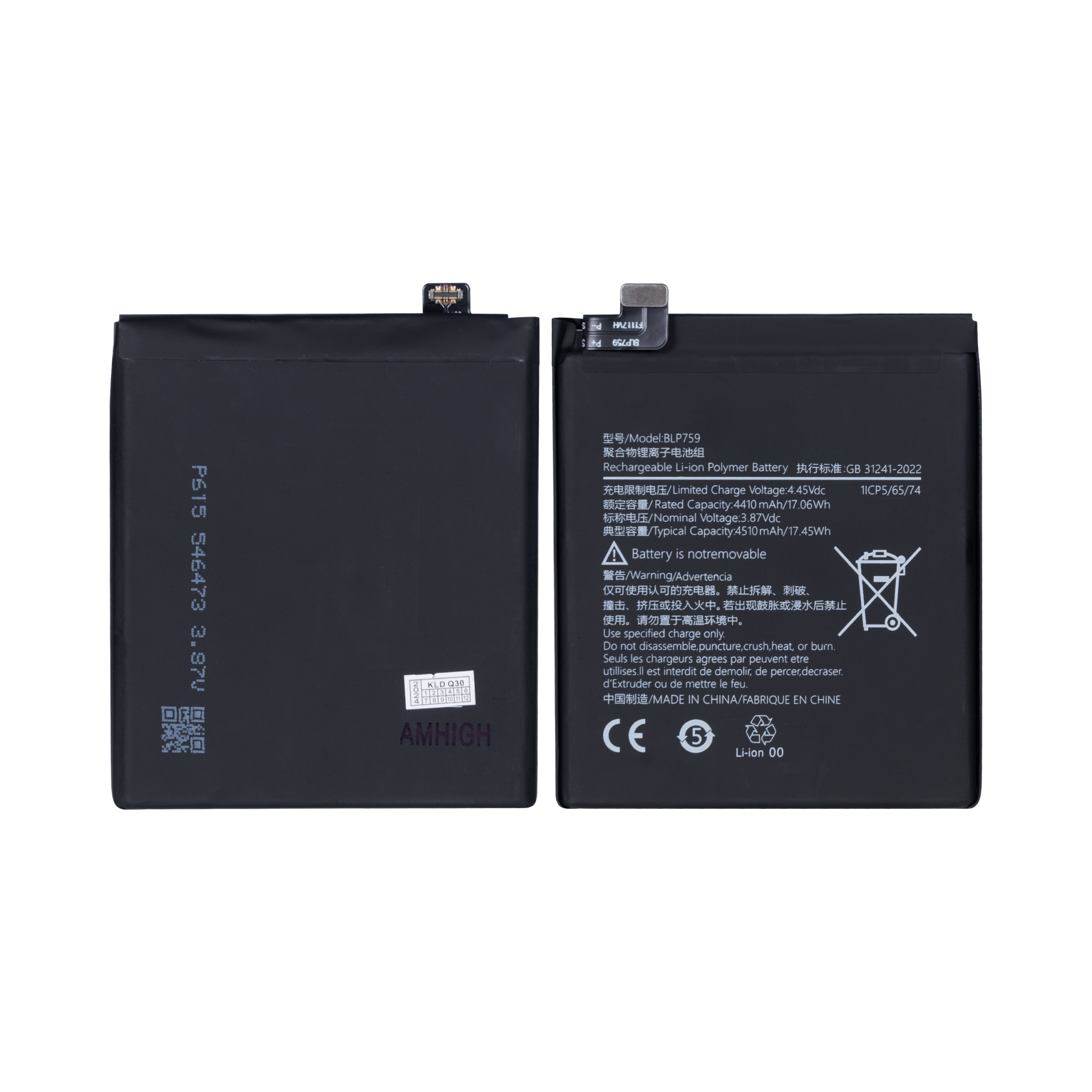 OnePlus 8 Pro Akku BLP759 OEM – Bild 5