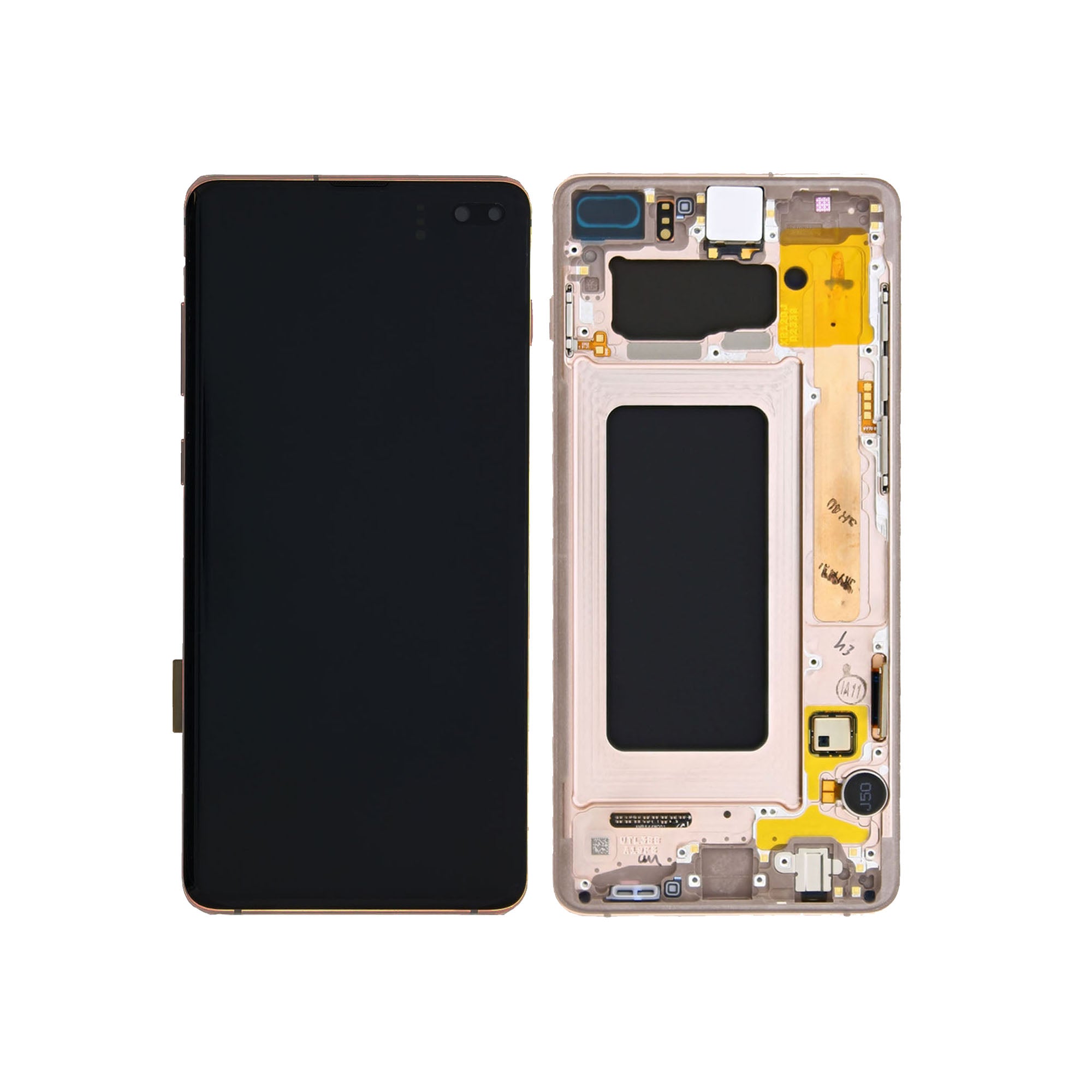 Samsung Galaxy S10 Plus G975F Display und Touchscreen-Digitizer mit Rahmen Ceramic White Service Pack – Bild 4
