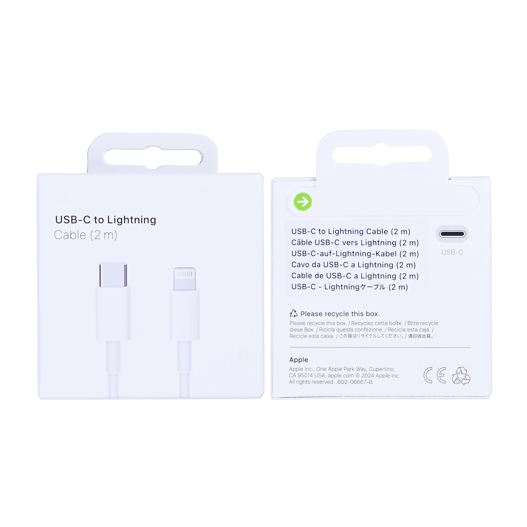 Für Apple Kabel USB-C To Lightning 200cm White Verkaufsverpackung – Bild 6