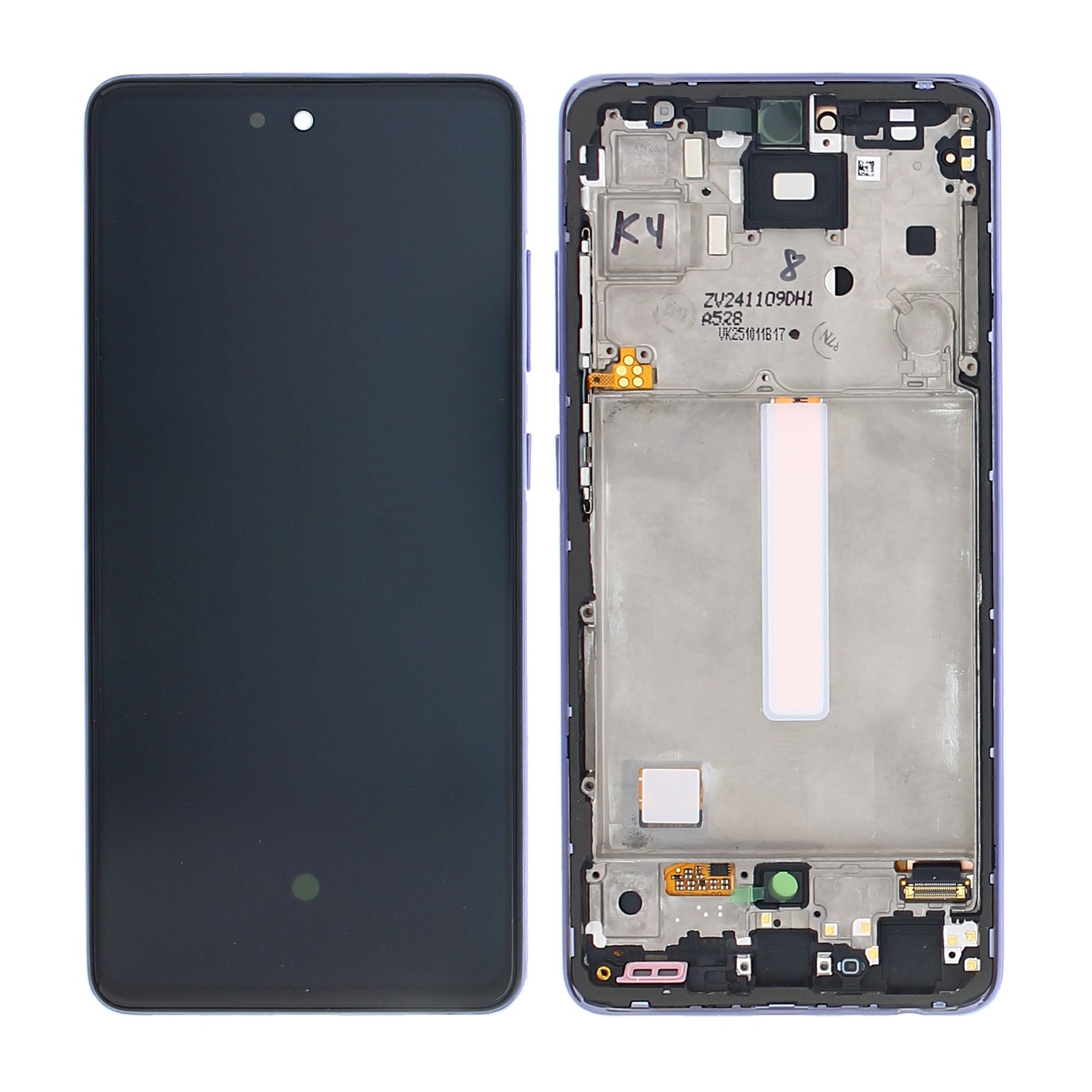 Samsung Galaxy A52s 5G A528B Original Service Pack Display Rahmen Awesome Violet – Bild 5