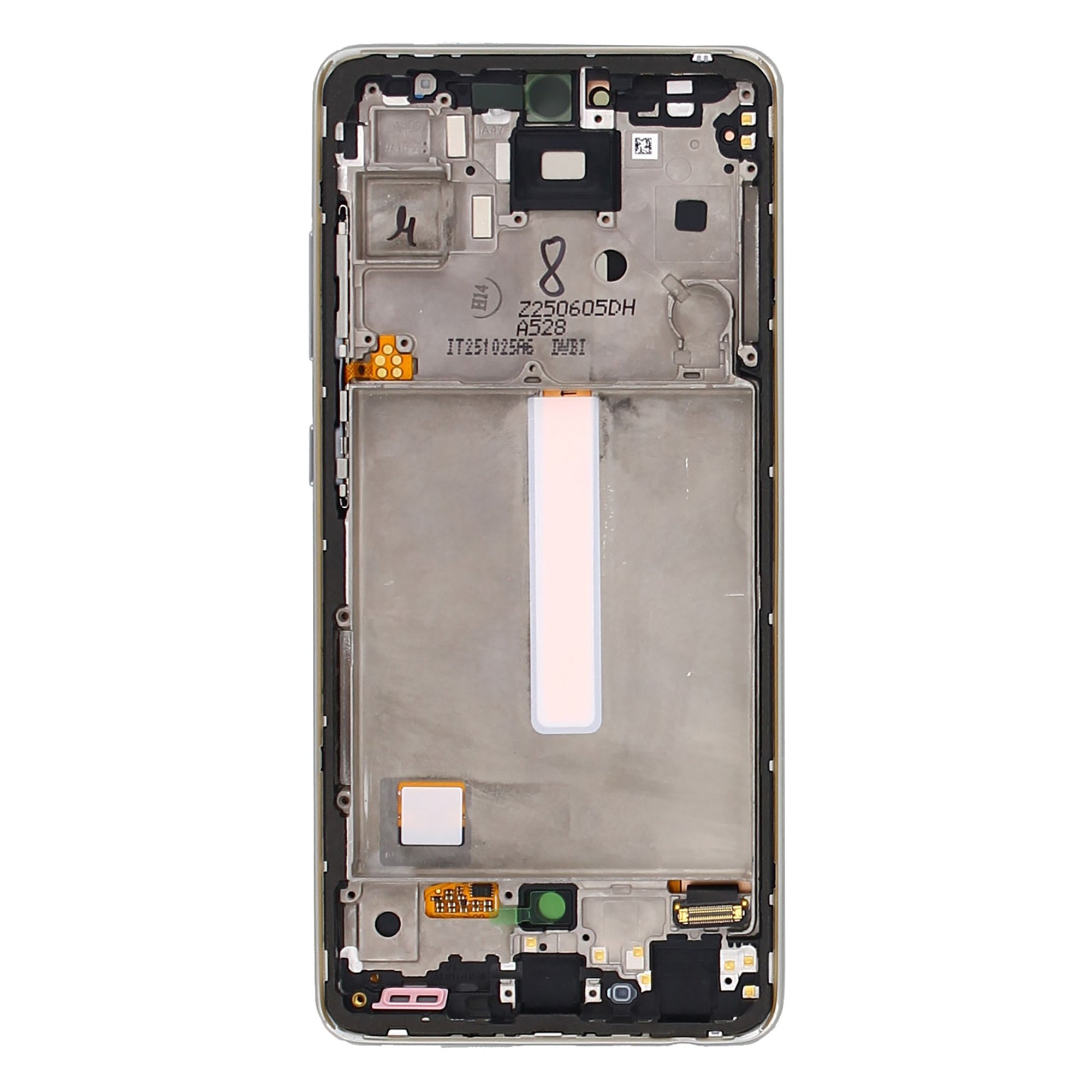 Samsung Galaxy A52s 5G A528B Display und Touchscreen-Digitizer mit Rahmen Awesome White Service Pack – Bild 2