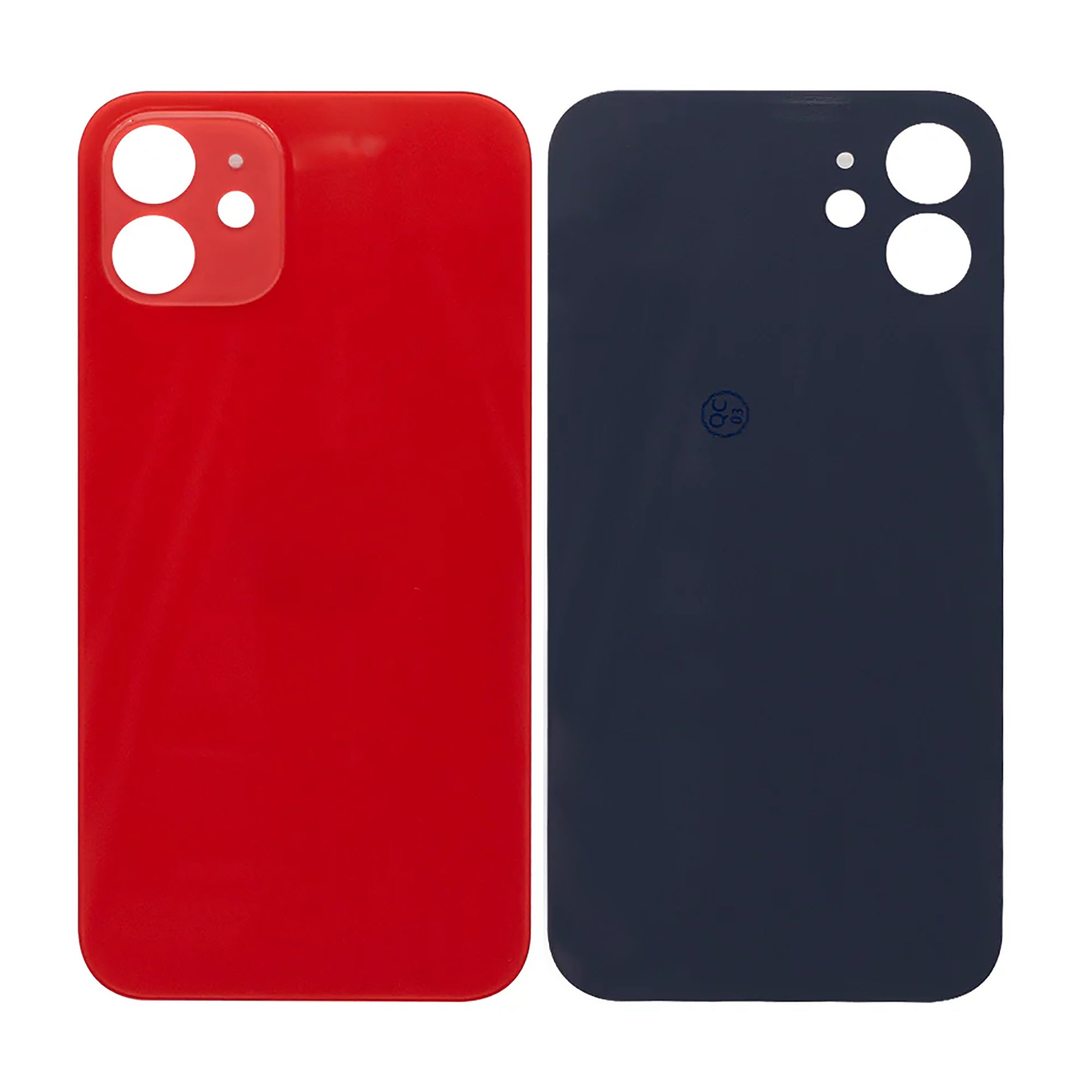 Für Apple iPhone 12 kompatibel Rückglas mit großem Kamerarahmen, Farbe wählbar – Bild 11