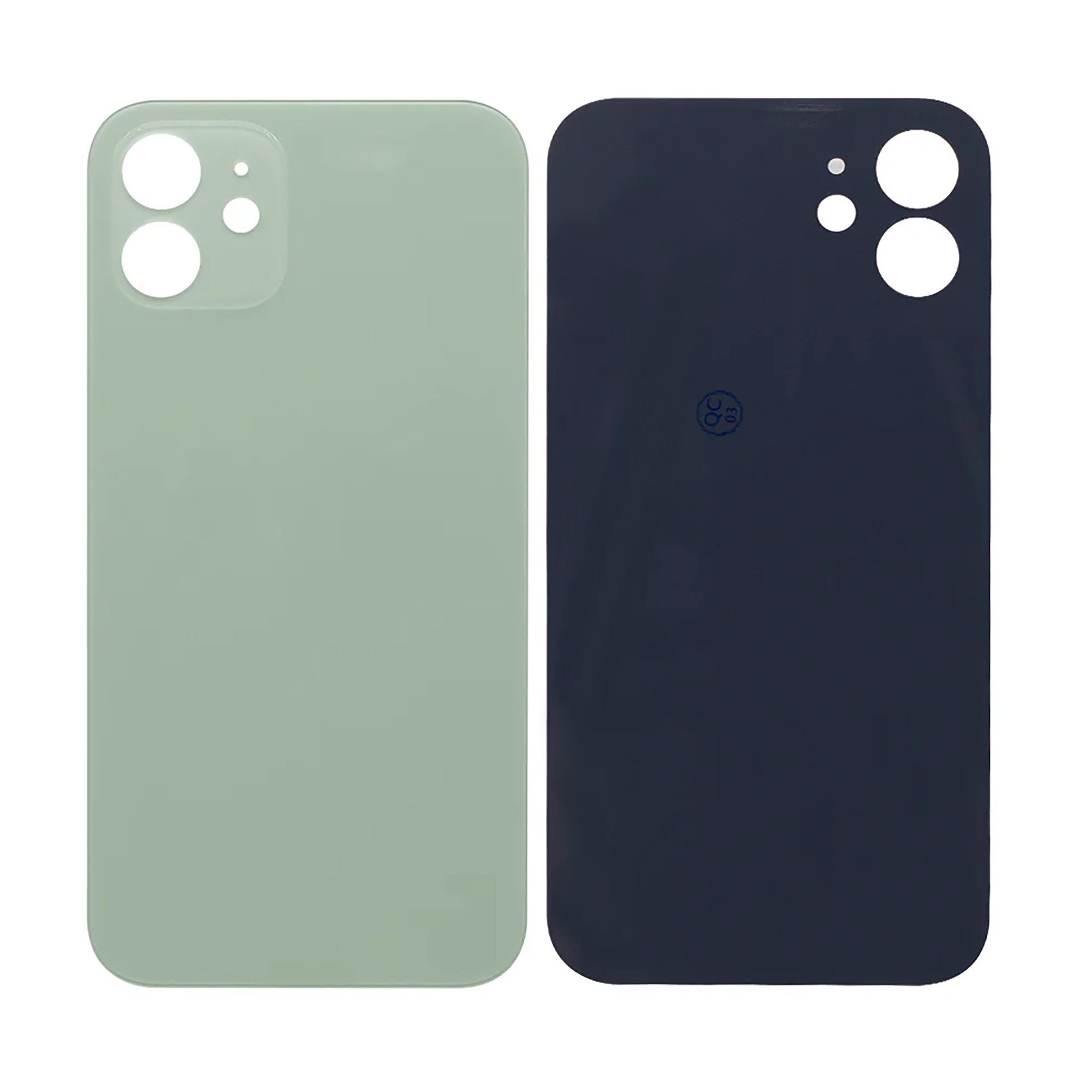 Für Apple iPhone 12 kompatibel Rückglas mit großem Kamerarahmen, Farbe wählbar – Bild 9