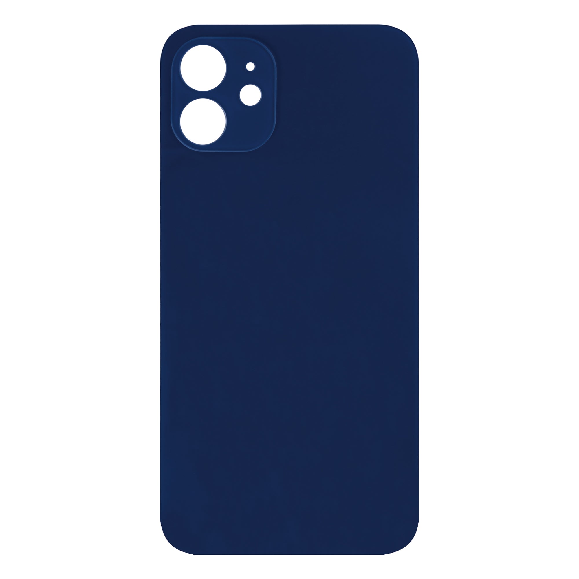 Für Apple iPhone 12 Rückglas, Enlarged Kamera Rahmen Blue kompatibel