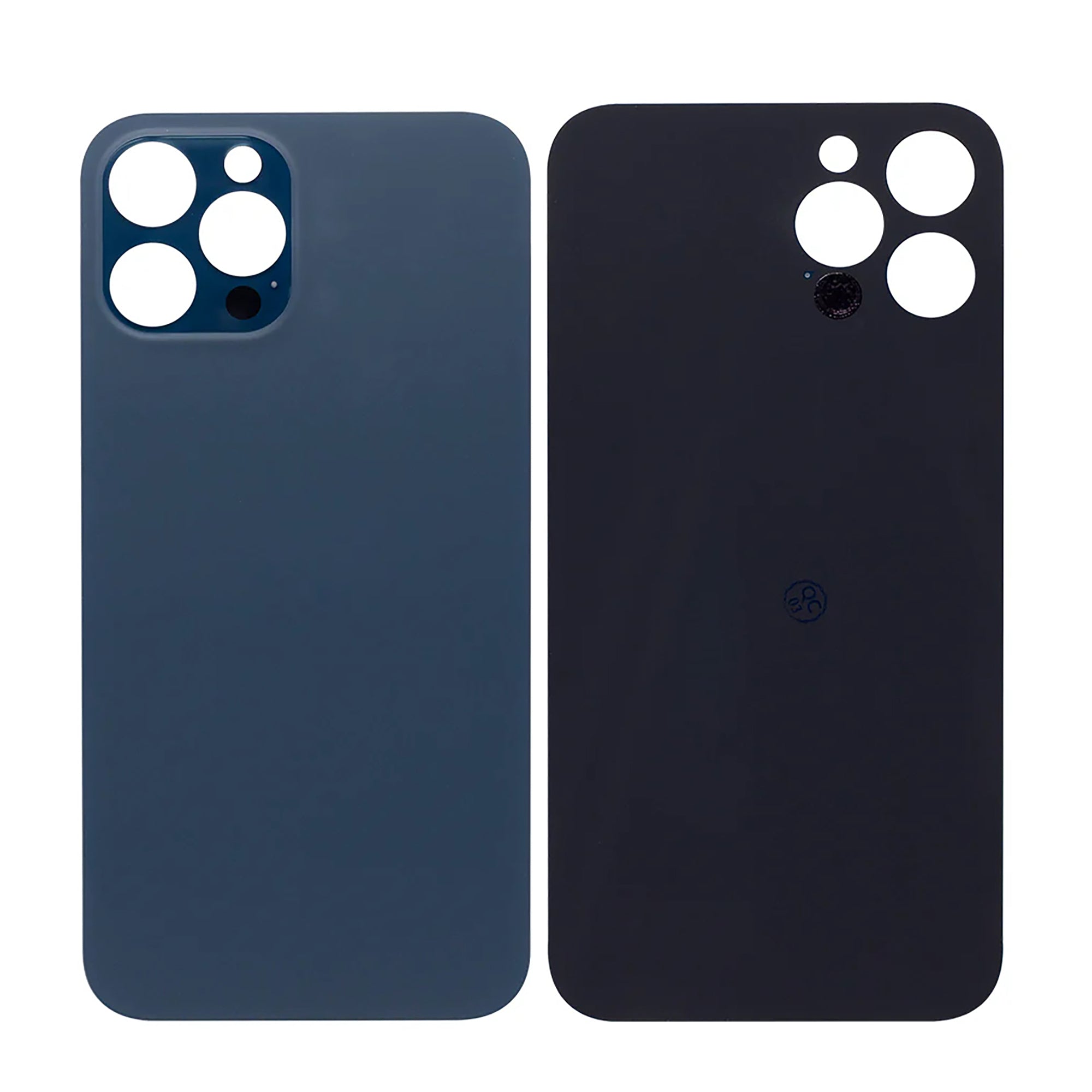 Für Apple iPhone 12 Pro Max kompatibel Rückglas mit großem Kamerarahmen, Farbe wählbar – Bild 6