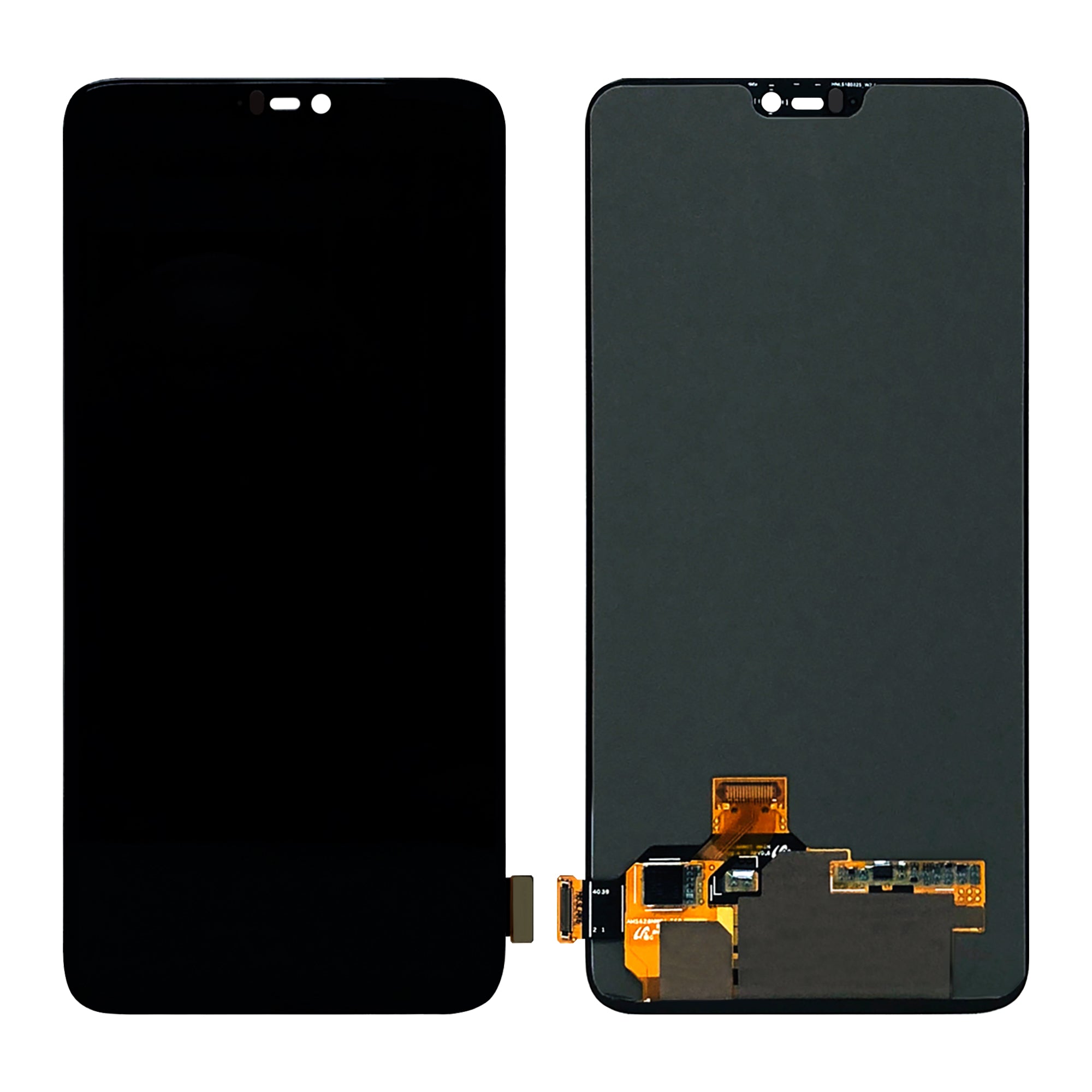 OnePlus 6 Display und Touchscreen-Digitizer ohne Rahmen Black aufbereitet – Bild 3