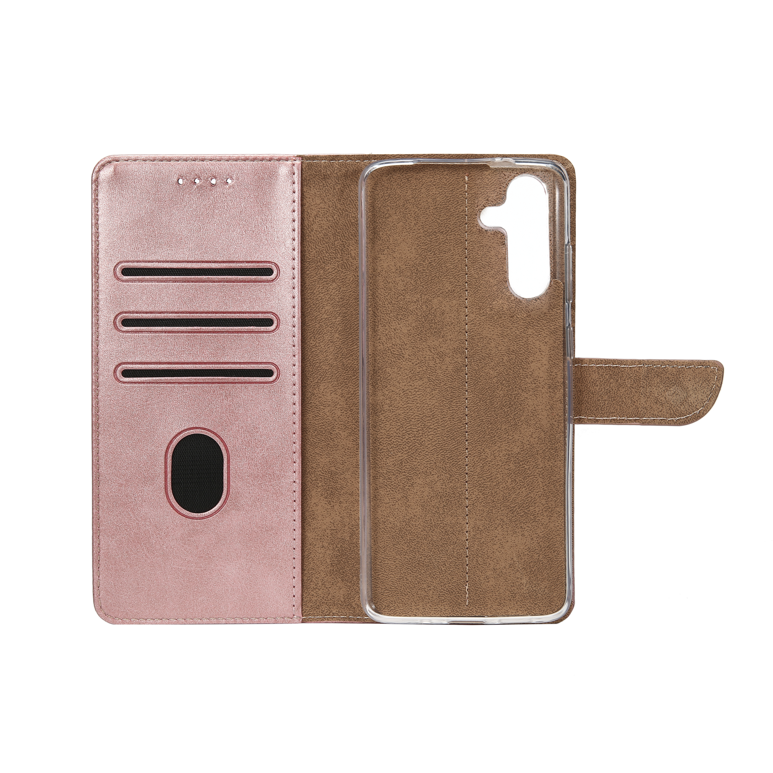 Rixus Buchhülle für Samsung Galaxy S24 Plus, S25 Plus Pink – Bild 4