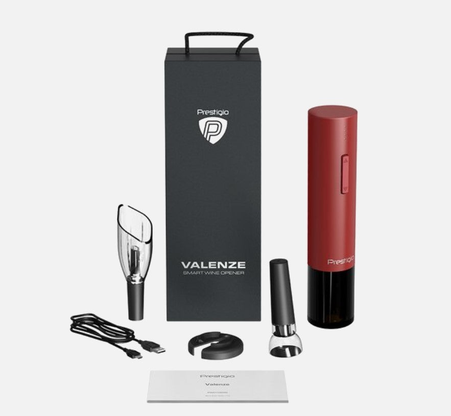 Prestigio Valenze Electric Wine Opener Red – Bild 6
