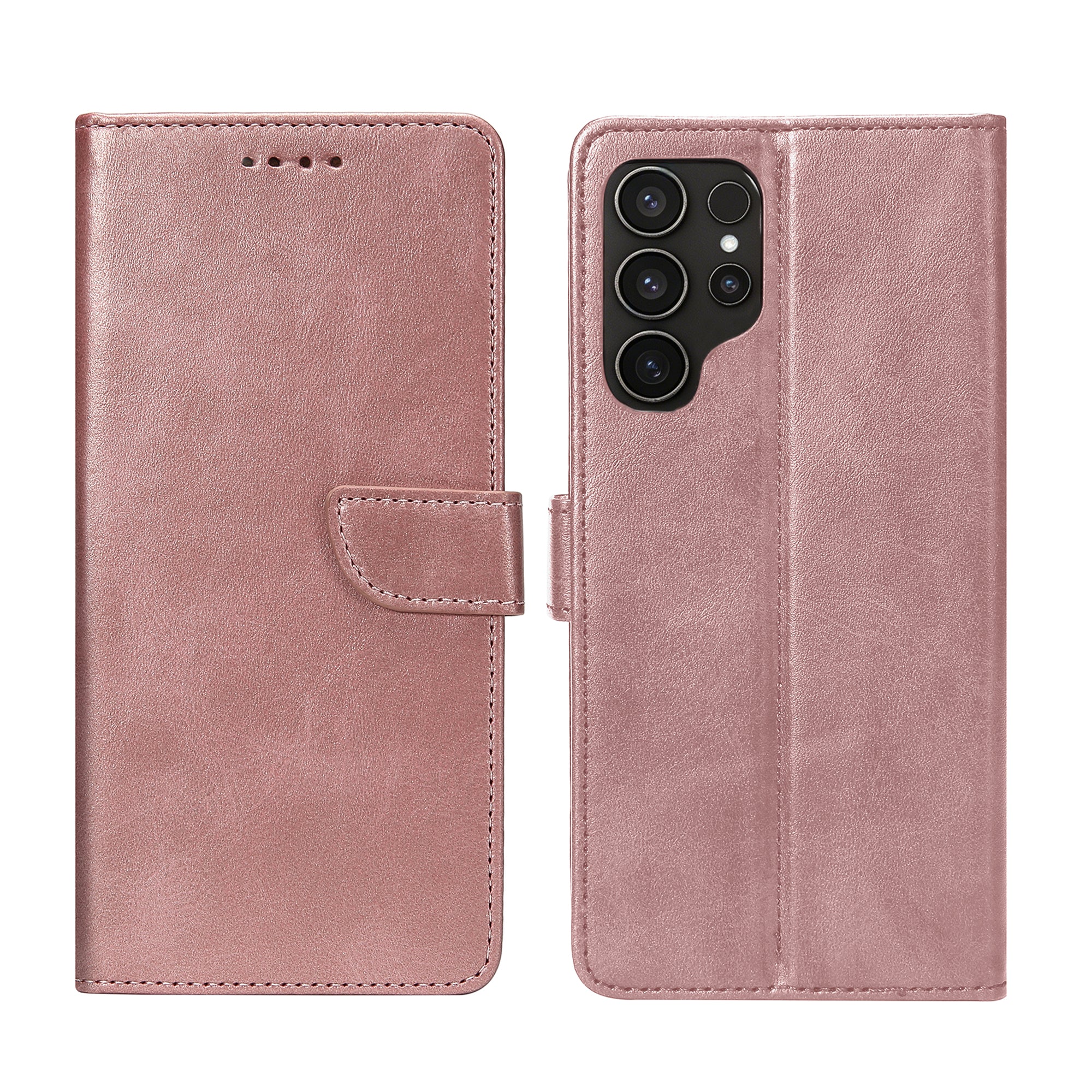 Rixus Buchhülle für Samsung Galaxy S24 Ultra 5G Pink – Bild 3