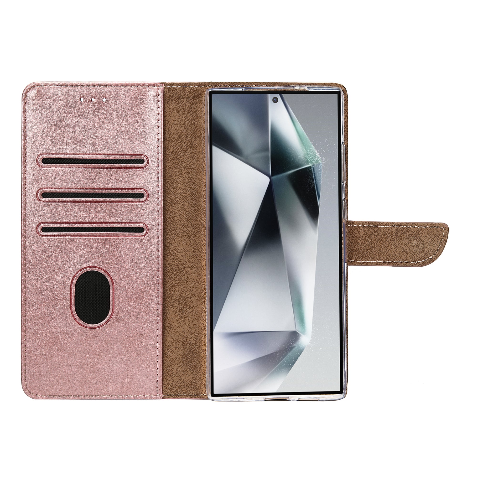 Rixus Buchhülle für Samsung Galaxy S24 Ultra 5G Pink – Bild 5