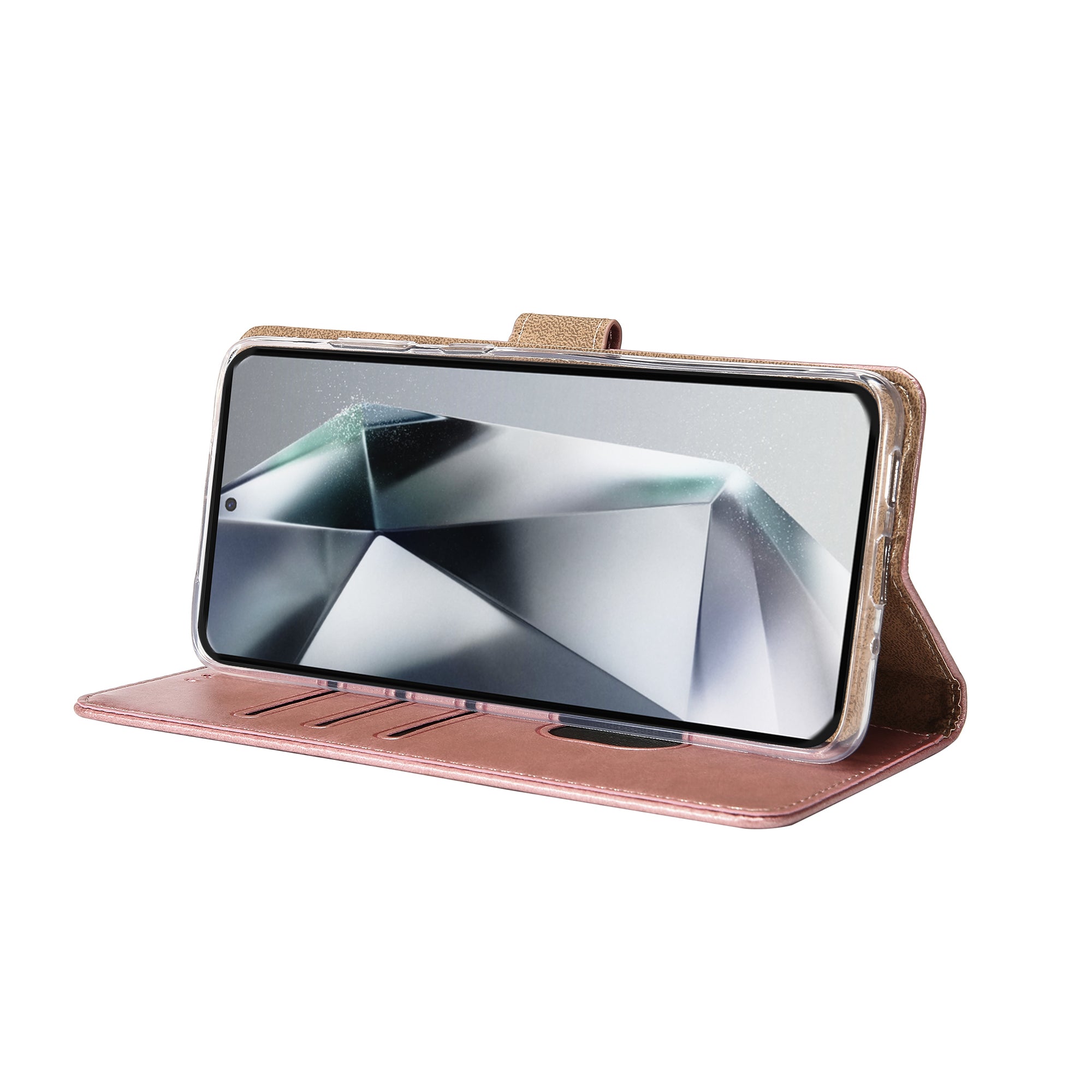 Rixus Buchhülle für Samsung Galaxy S24 Ultra 5G Pink – Bild 6