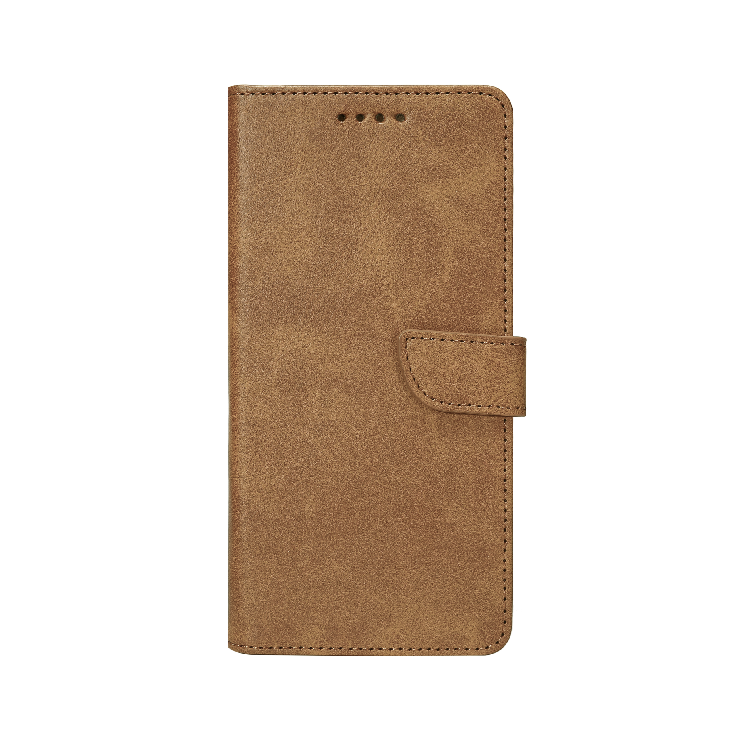 Rixus Buchhülle für Samsung Galaxy A51 4G, A51 5G Light Brown