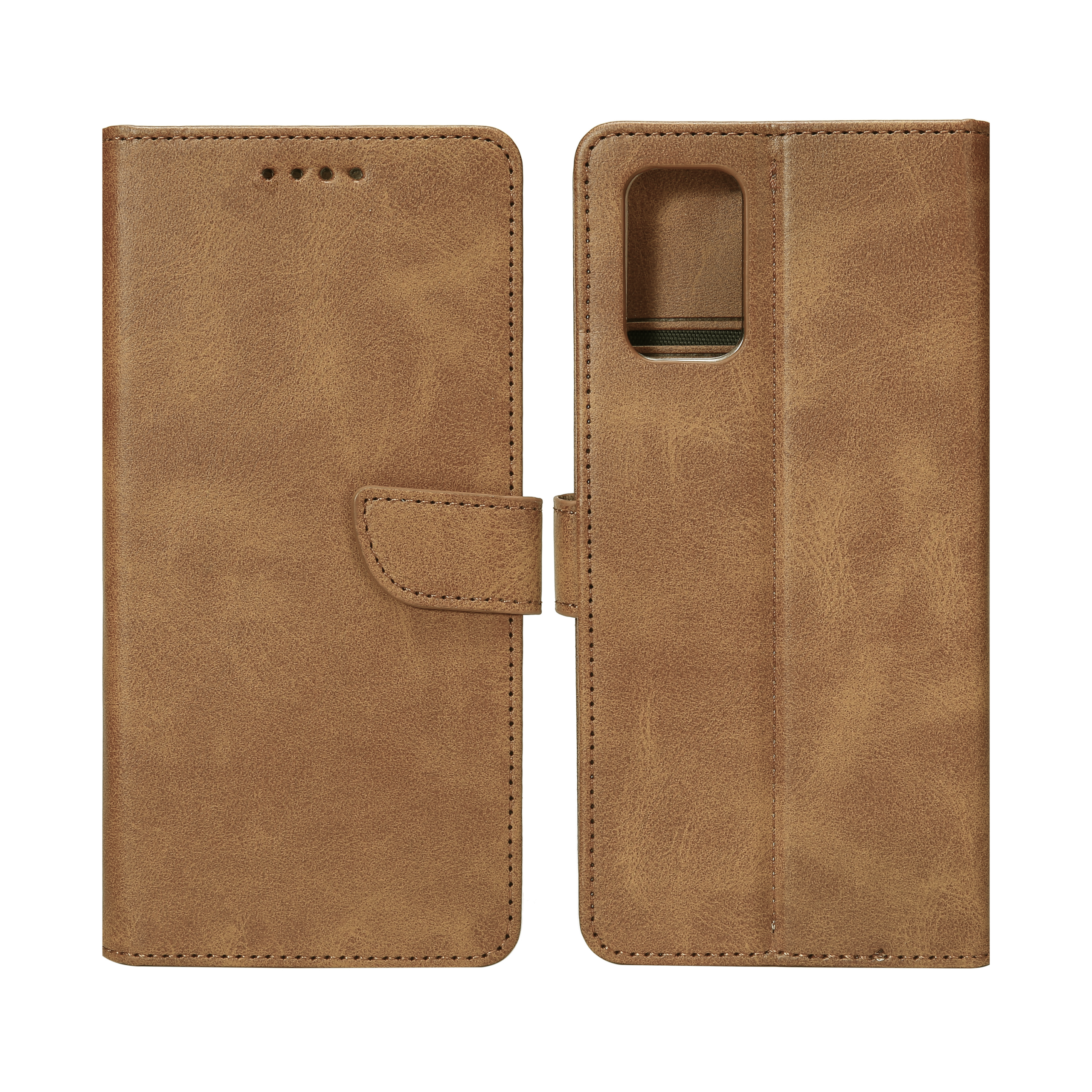 Rixus Buchhülle für Samsung Galaxy A51 4G, A51 5G Light Brown – Bild 3