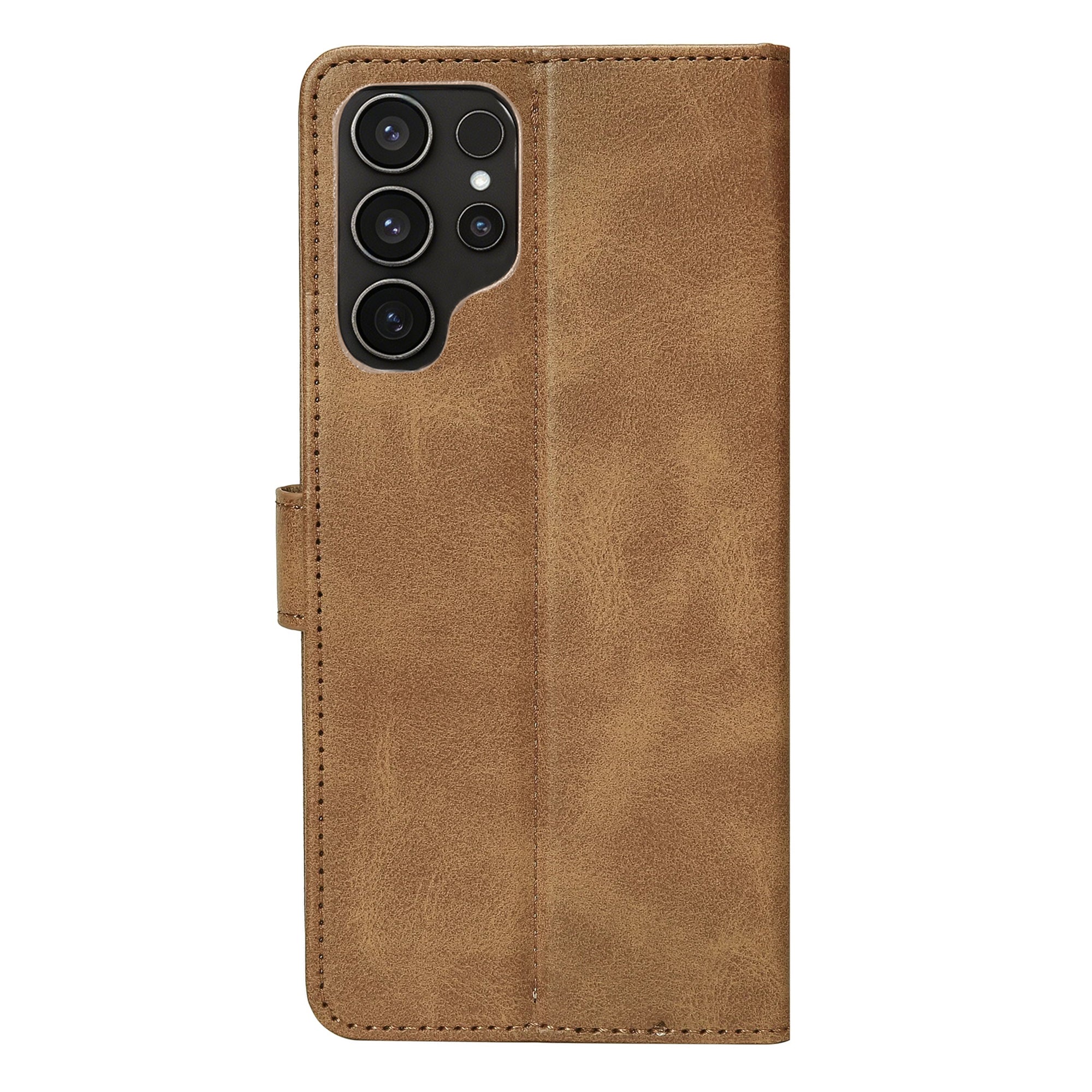 Rixus Buchhülle für Samsung Galaxy S24 Ultra 5G Light Brown – Bild 2