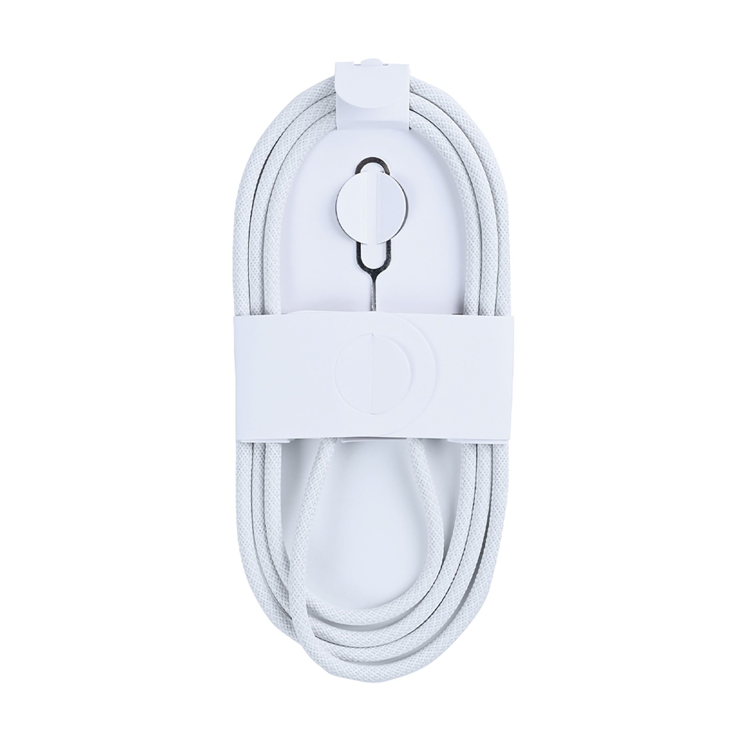 Für Apple iPhone 15, 16, 17 Series USB-C To USB-C Woven Kabel 100cm 60W White Verkaufsverpackung – Bild 2