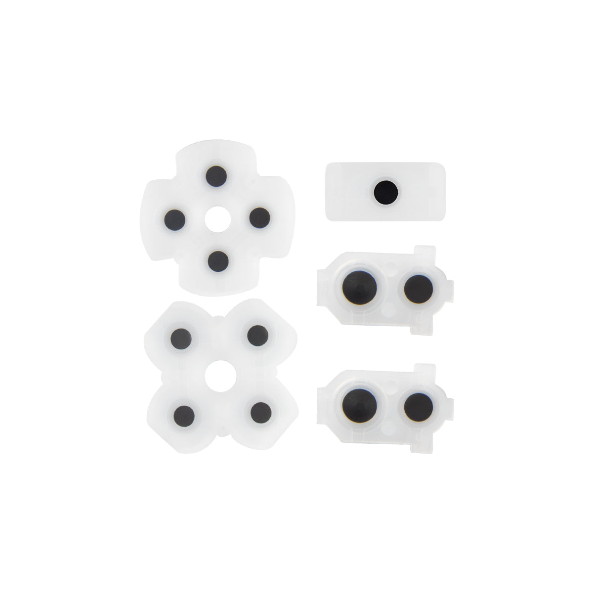 für Sony Playstation 4 Controller Taste Rubber Set (JDM-030) Black OEM