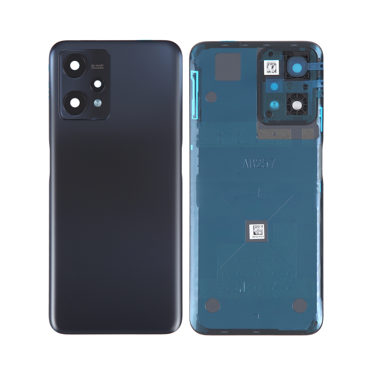 Realme 9 Pro Akkudeckel mit Linse Midnight Black mit Linse – Bild 3