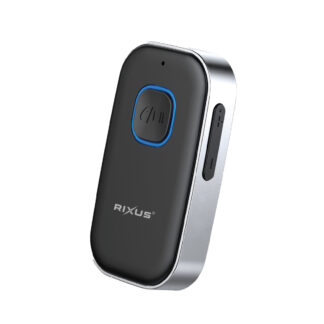 Rixus RXBT33 Bluetooth 5.0 und AUX Receiver Black Silver
