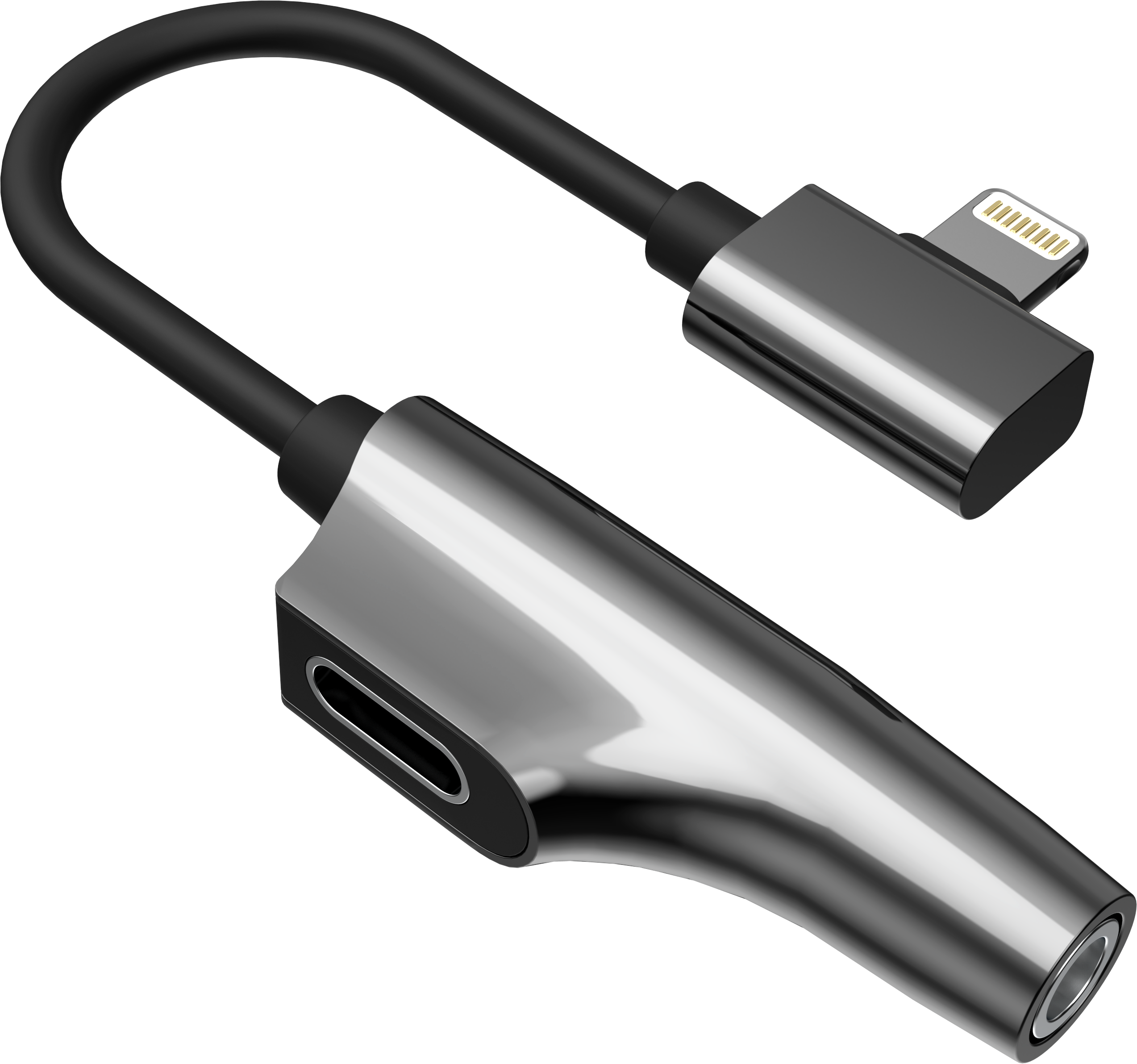 Rixus RXL07 Adapter Charge und Audio Kabel für Lightning Anschluss