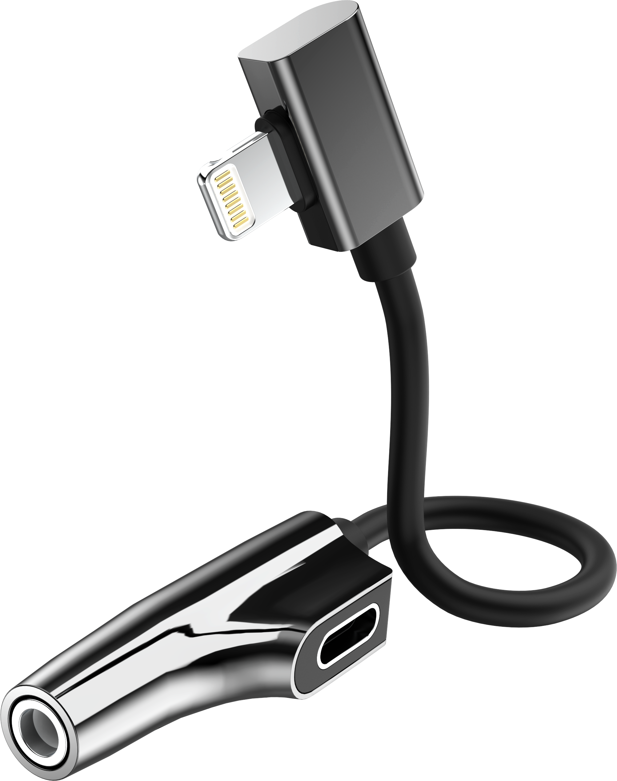 Rixus RXL07 Adapter Charge und Audio Kabel für Lightning Anschluss – Bild 3