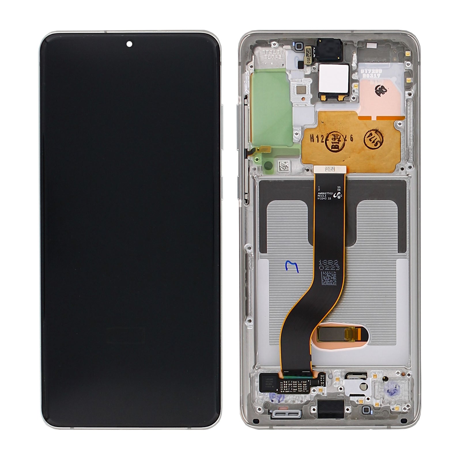 Samsung S20 Plus/5G G985F/G986F Original Service Pack Display Rahmen Cloud White – Bild 5