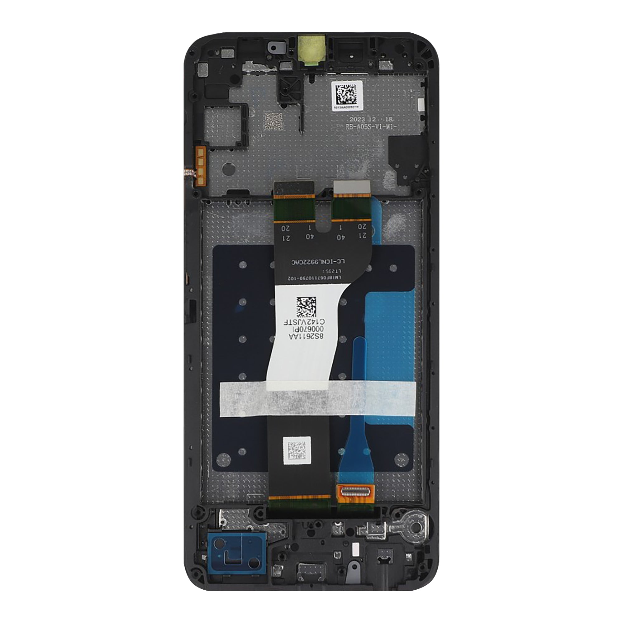 Samsung Galaxy A05s A057F Display und Touchscreen-Digitizer mit Rahmen Black Service Pack – Bild 3