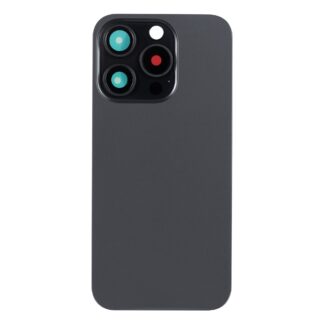 Für Apple iPhone 15 Pro kompatibel Rückglas ohne NFC mit großem Kamerarahmen, Farbe wählbar