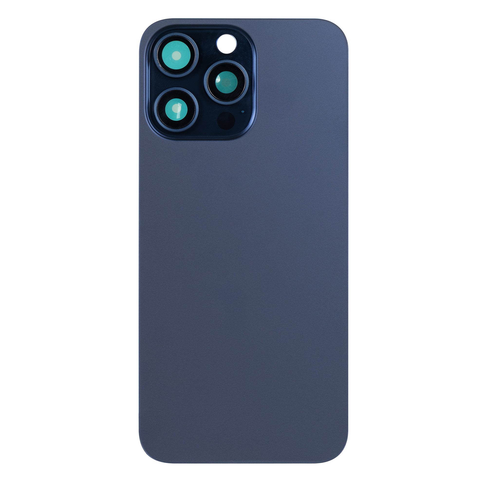 Für Apple iPhone 15 Pro kompatibel Rückglas ohne NFC mit großem Kamerarahmen, Farbe wählbar – Bild 3