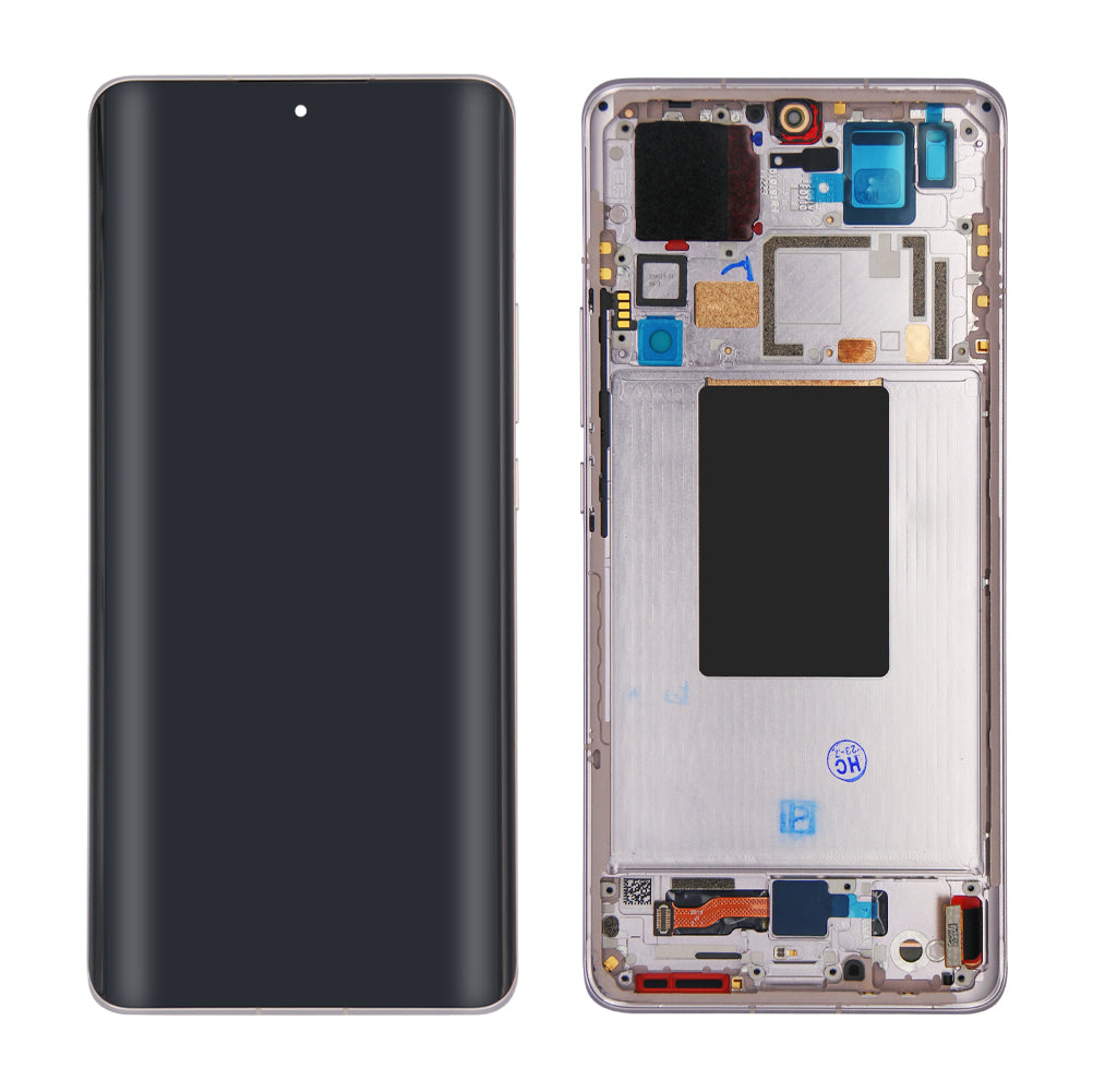 Xiaomi 12 Pro Display und Touchscreen-Digitizer mit Rahmen Purple Service Pack – Bild 3
