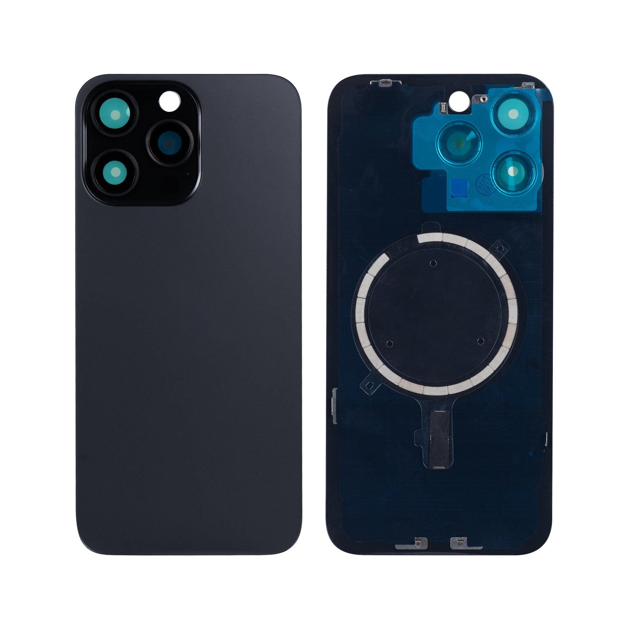 Für Apple iPhone 15 Pro Max kompatibel Rückglas ohne NFC mit großem Kamerarahmen, Farbe wählbar – Bild 6