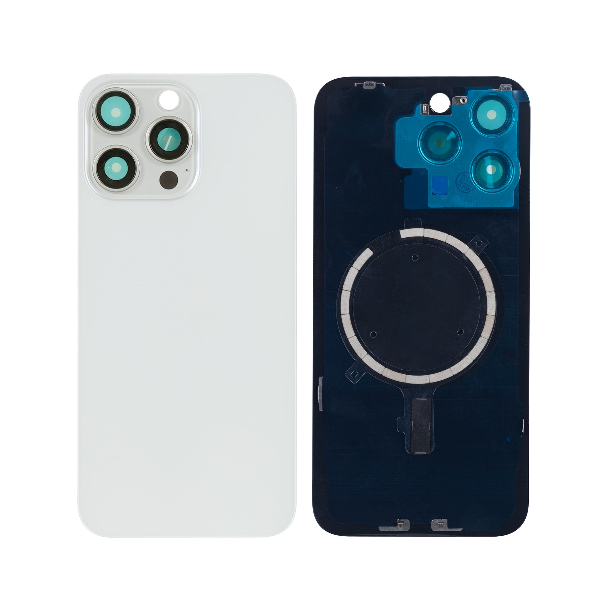 Für Apple iPhone 15 Pro Max kompatibel Rückglas ohne NFC mit großem Kamerarahmen, Farbe wählbar – Bild 8