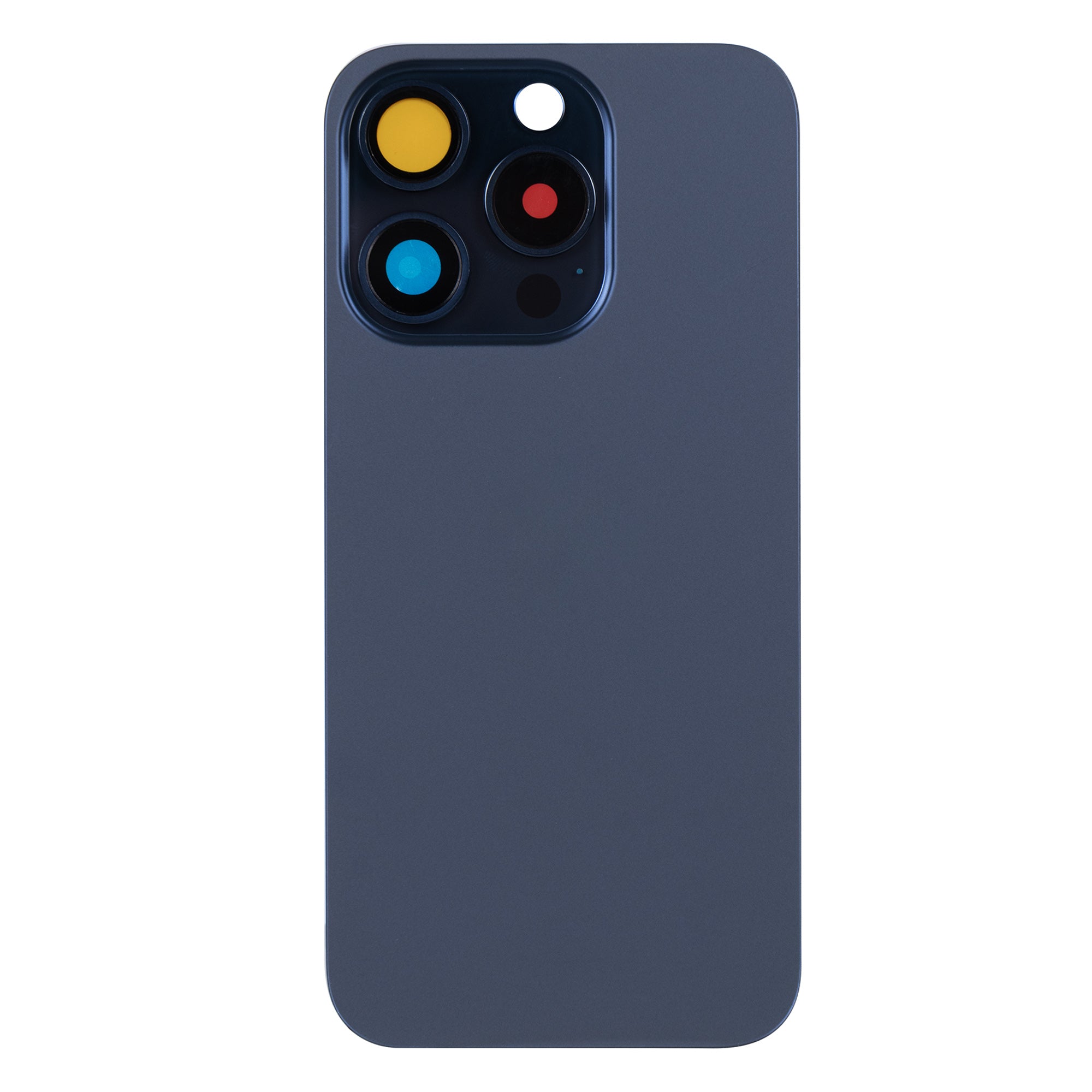 Für Apple iPhone 15 Pro Max kompatibel Rückglas ohne NFC mit großem Kamerarahmen, Farbe wählbar – Bild 4